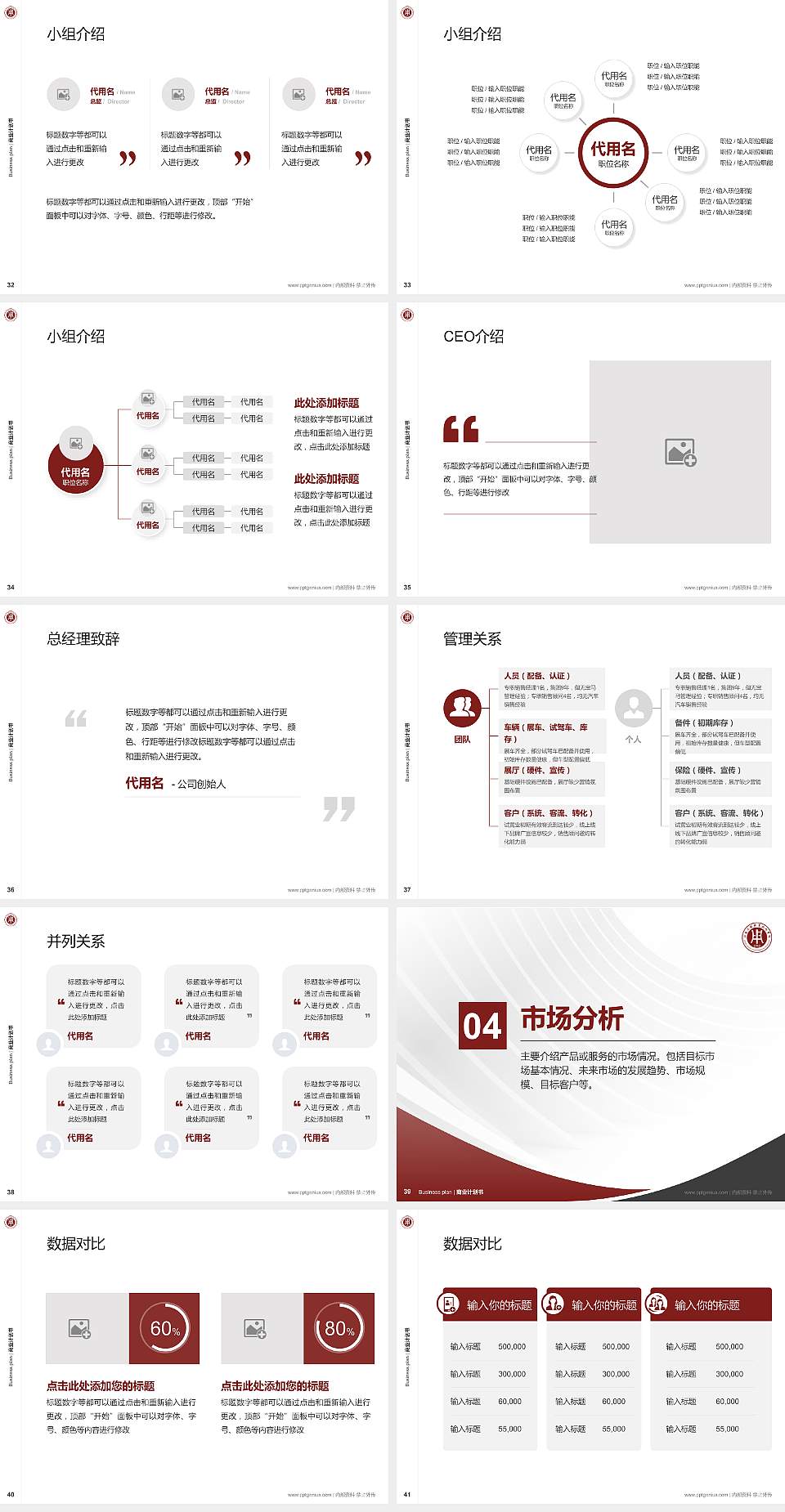 江苏工程职业技术学院专用全国大学生互联网+创新创业大赛计划书/路演/网评PPT模板4:3格式幻灯片预览图5