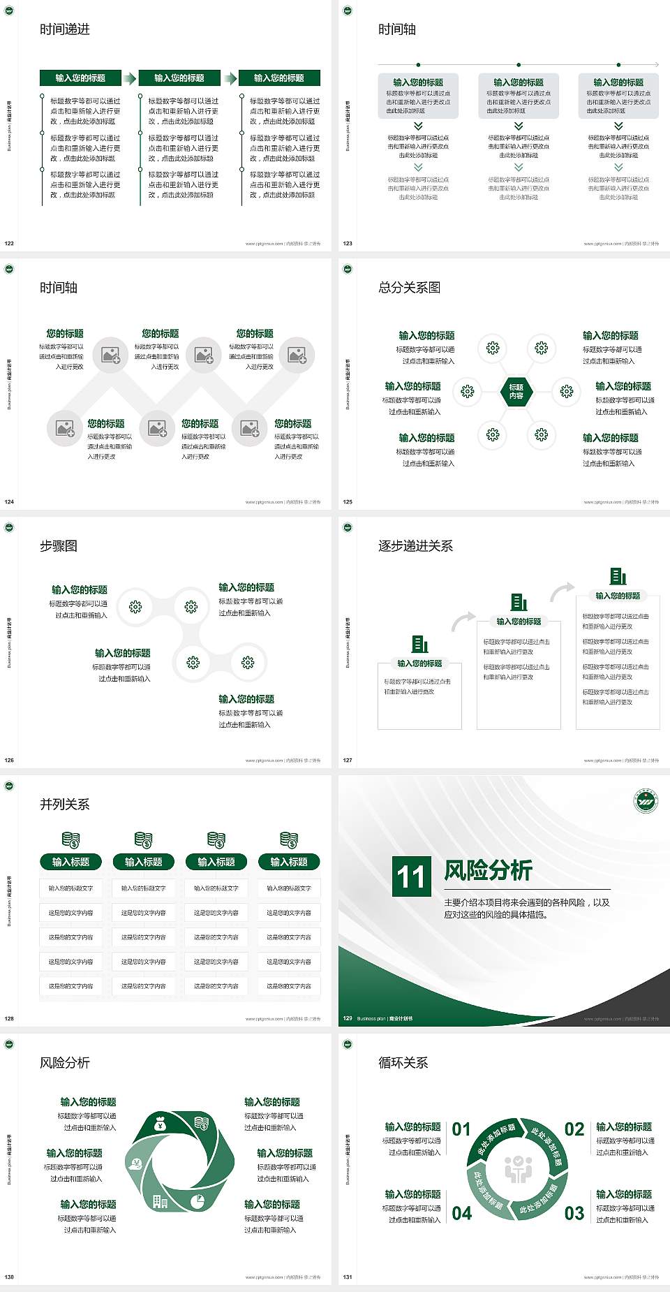 运城护理职业学院专用全国大学生互联网+创新创业大赛计划书/路演/网评PPT模板4:3格式幻灯片预览图14