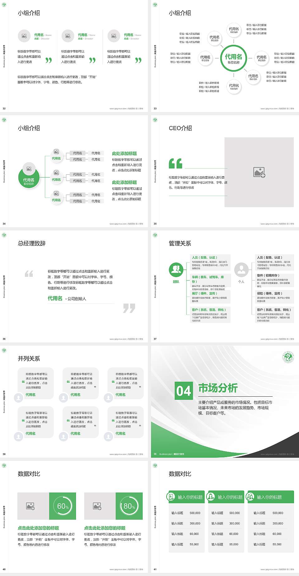 濮阳职业技术学院专用全国大学生互联网+创新创业大赛计划书/路演/网评PPT模板4:3格式幻灯片预览图5