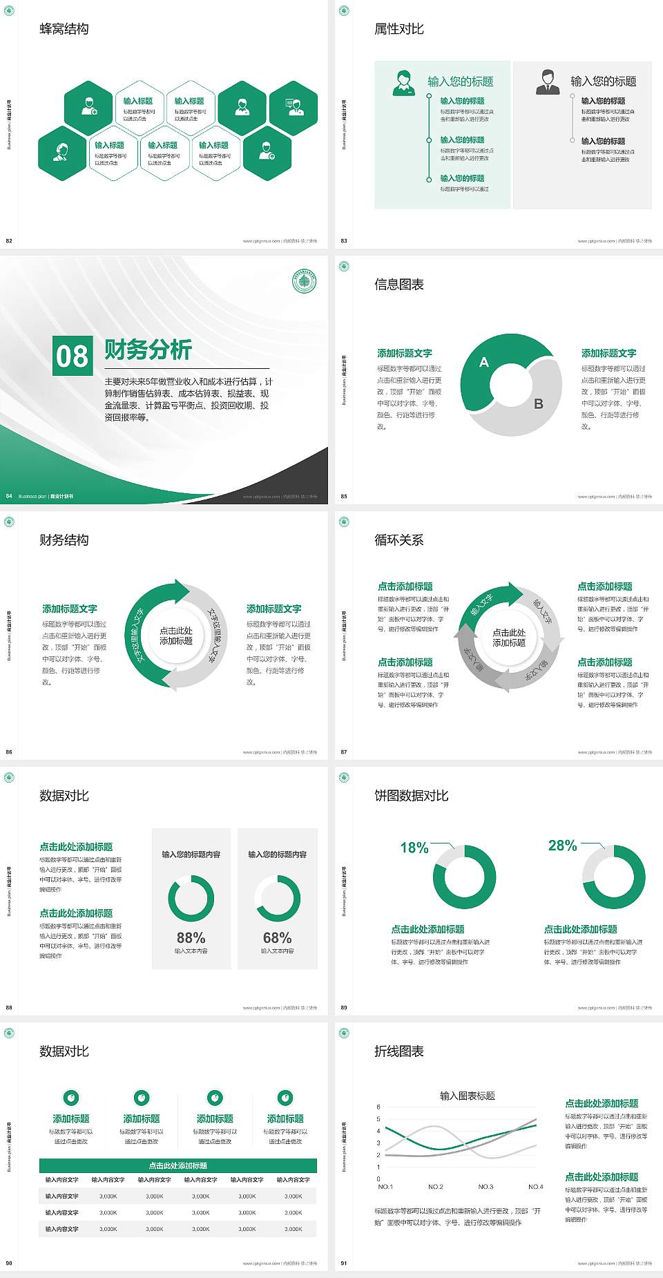 广东茂名农林科技职业学院专用全国大学生互联网+创新创业大赛计划书/路演/网评PPT模板4:3格式幻灯片预览图10