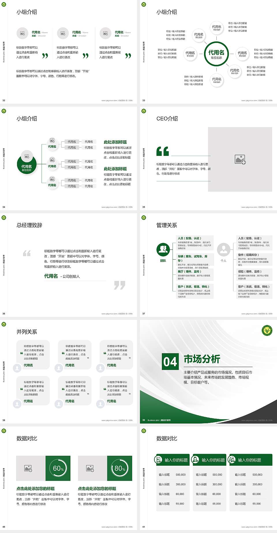 江西农业工程职业学院专用全国大学生互联网+创新创业大赛计划书/路演/网评PPT模板4:3格式幻灯片预览图5