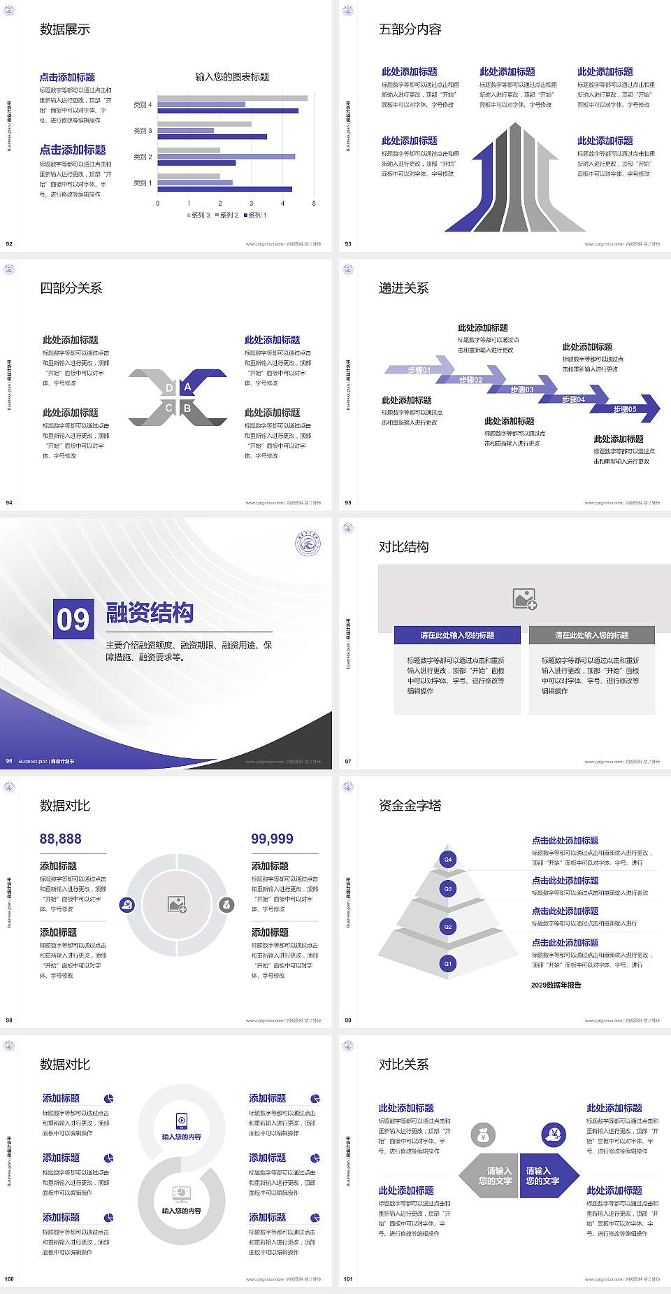 新疆理工学院专用全国大学生互联网+创新创业大赛计划书/路演/网评PPT模板4:3格式幻灯片预览图11