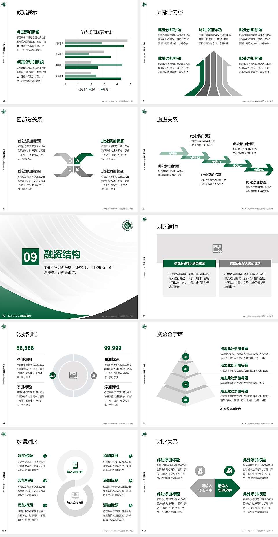 广州城市职业学院专用全国大学生互联网+创新创业大赛计划书/路演/网评PPT模板4:3格式幻灯片预览图11