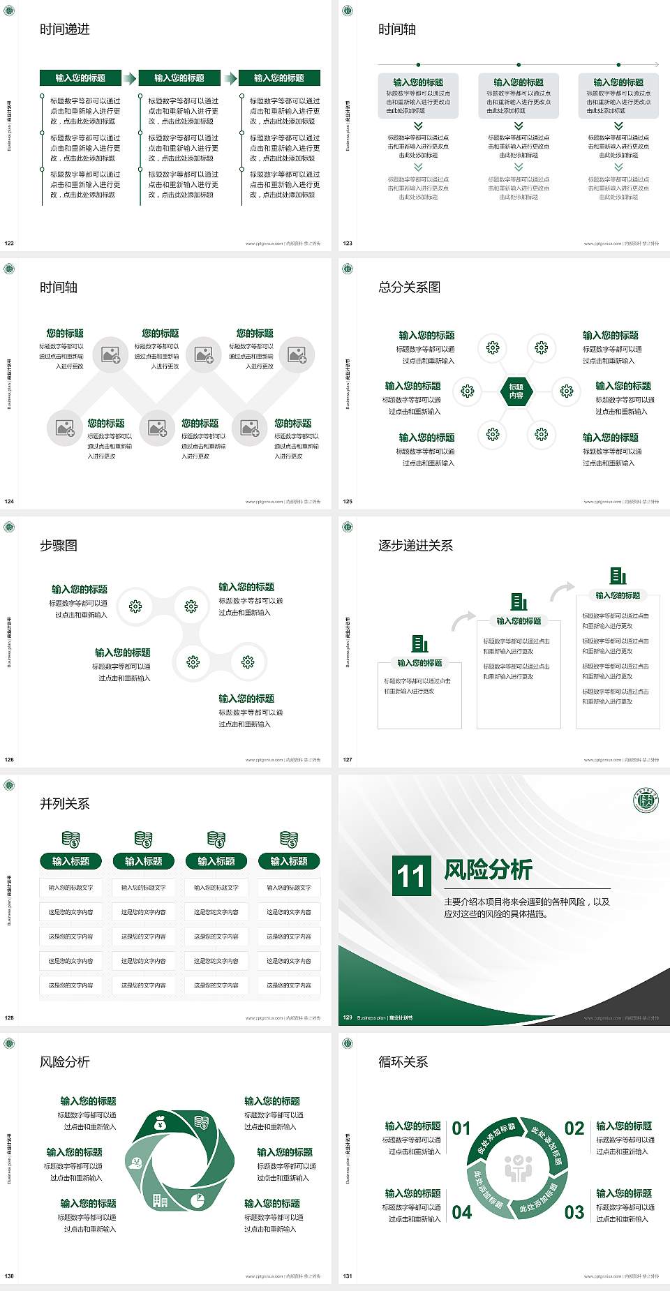 广州城市职业学院专用全国大学生互联网+创新创业大赛计划书/路演/网评PPT模板4:3格式幻灯片预览图14