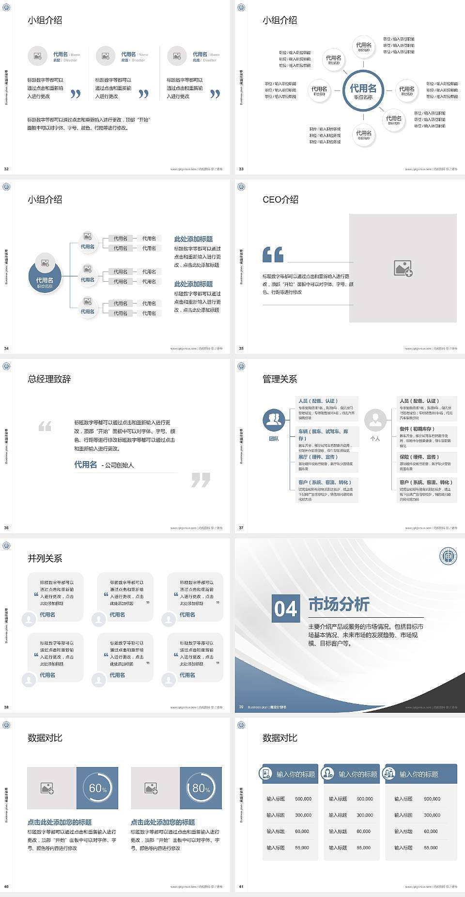 南京审计大学金审学院专用全国大学生互联网+创新创业大赛计划书/路演/网评PPT模板4:3格式幻灯片预览图5