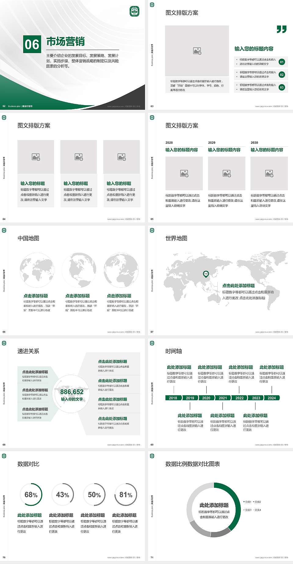 南京师范大学中北学院专用全国大学生互联网+创新创业大赛计划书/路演/网评PPT模板4:3格式幻灯片预览图8