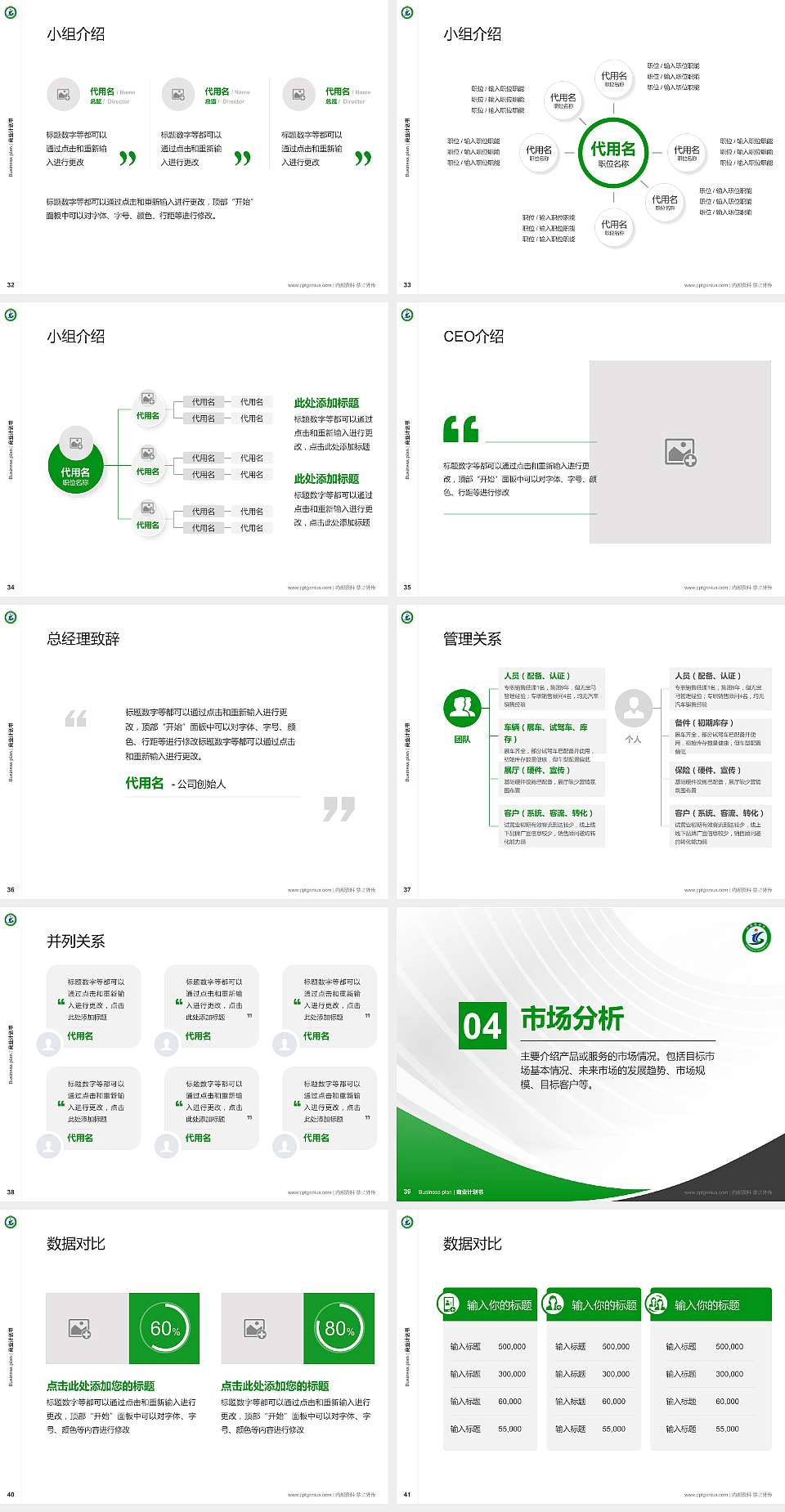 塔城职业技术学院专用全国大学生互联网+创新创业大赛计划书/路演/网评PPT模板4:3格式幻灯片预览图5