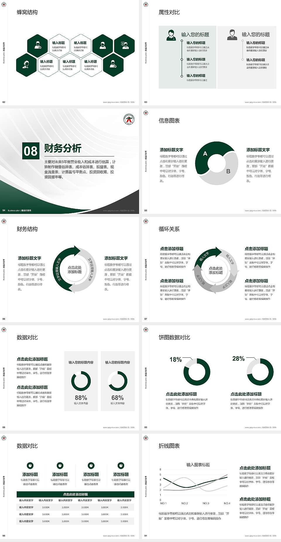 郑州大学专用全国大学生互联网+创新创业大赛计划书/路演/网评PPT模板4:3格式幻灯片预览图10