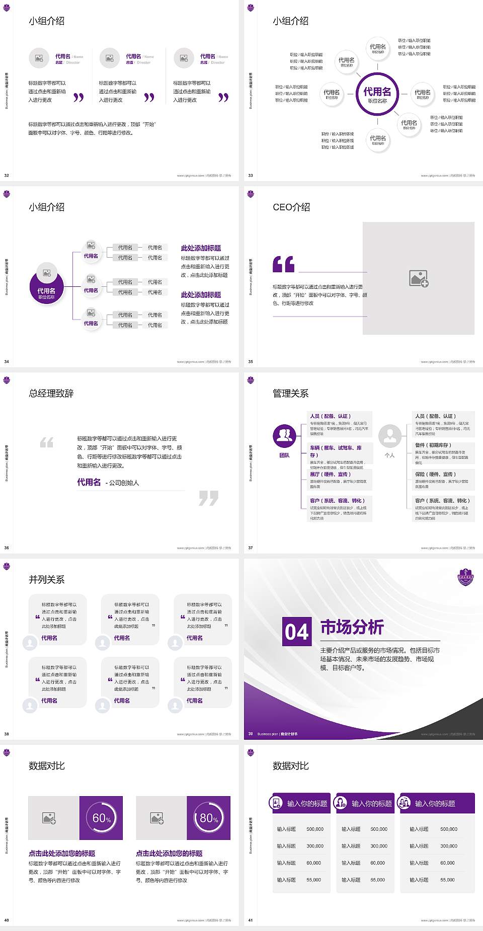 河北医科大学临床学院专用全国大学生互联网+创新创业大赛计划书/路演/网评PPT模板4:3格式幻灯片预览图5