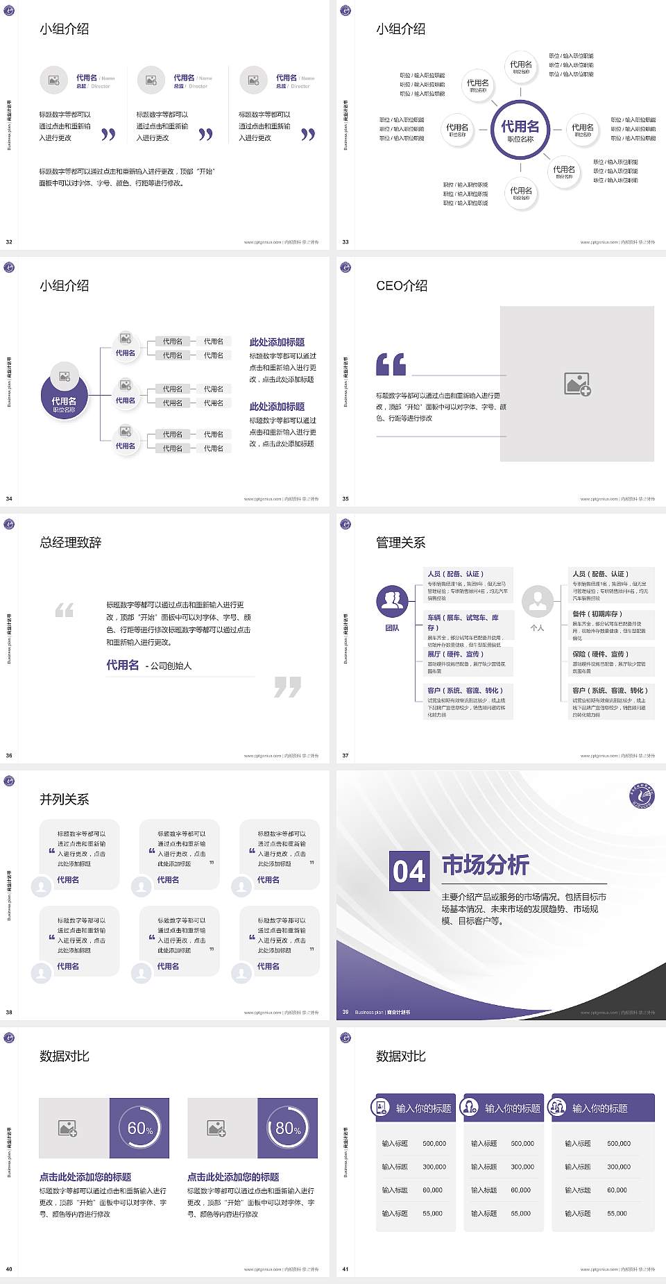 石家庄财经职业学院专用全国大学生互联网+创新创业大赛计划书/路演/网评PPT模板4:3格式幻灯片预览图5