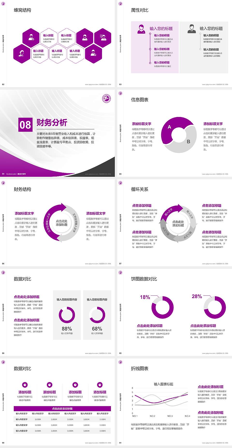 南京理工大学泰州科技学院专用全国大学生互联网+创新创业大赛计划书/路演/网评PPT模板4:3格式幻灯片预览图10