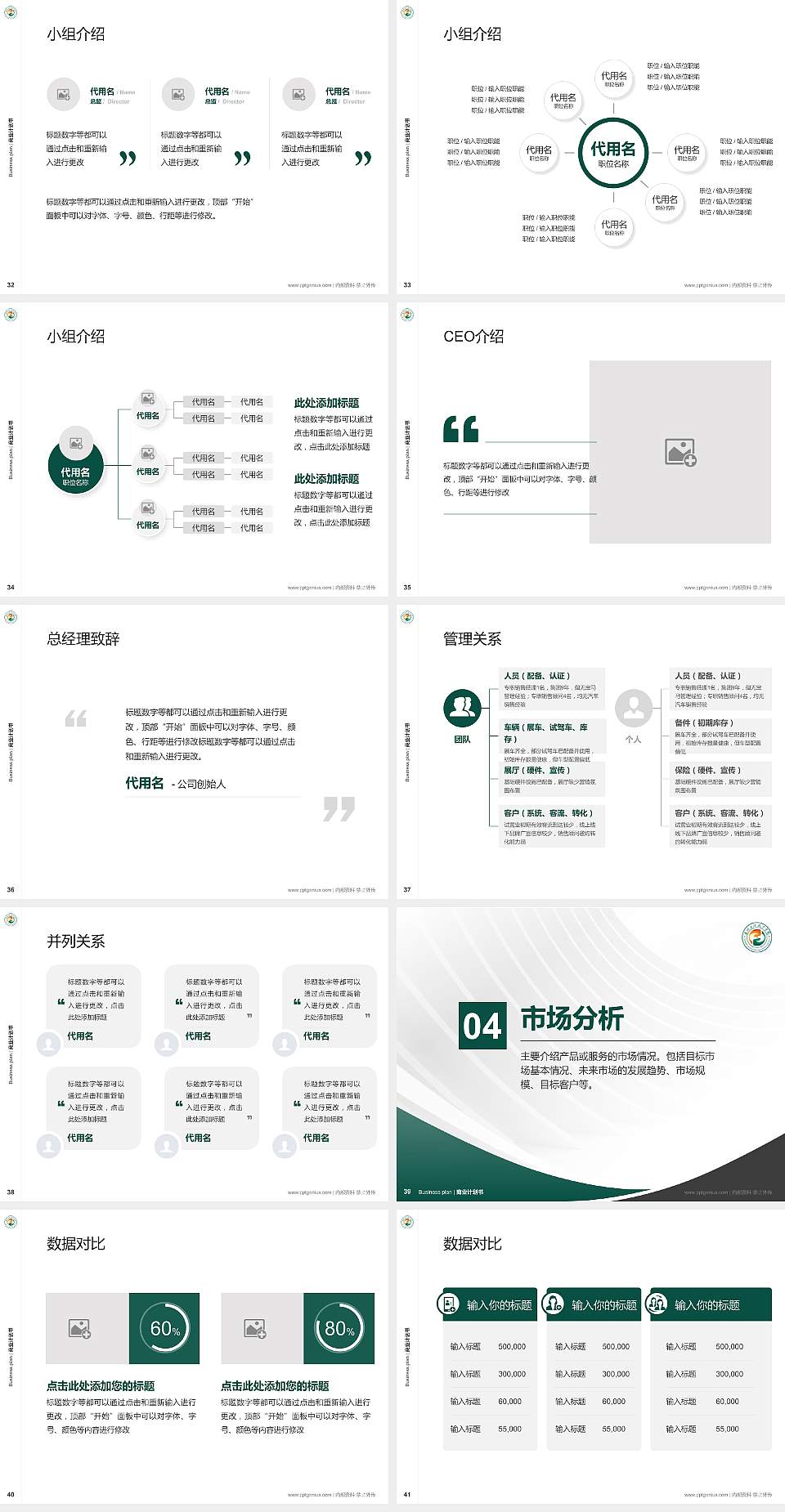 惠州工程职业学院专用全国大学生互联网+创新创业大赛计划书/路演/网评PPT模板4:3格式幻灯片预览图5