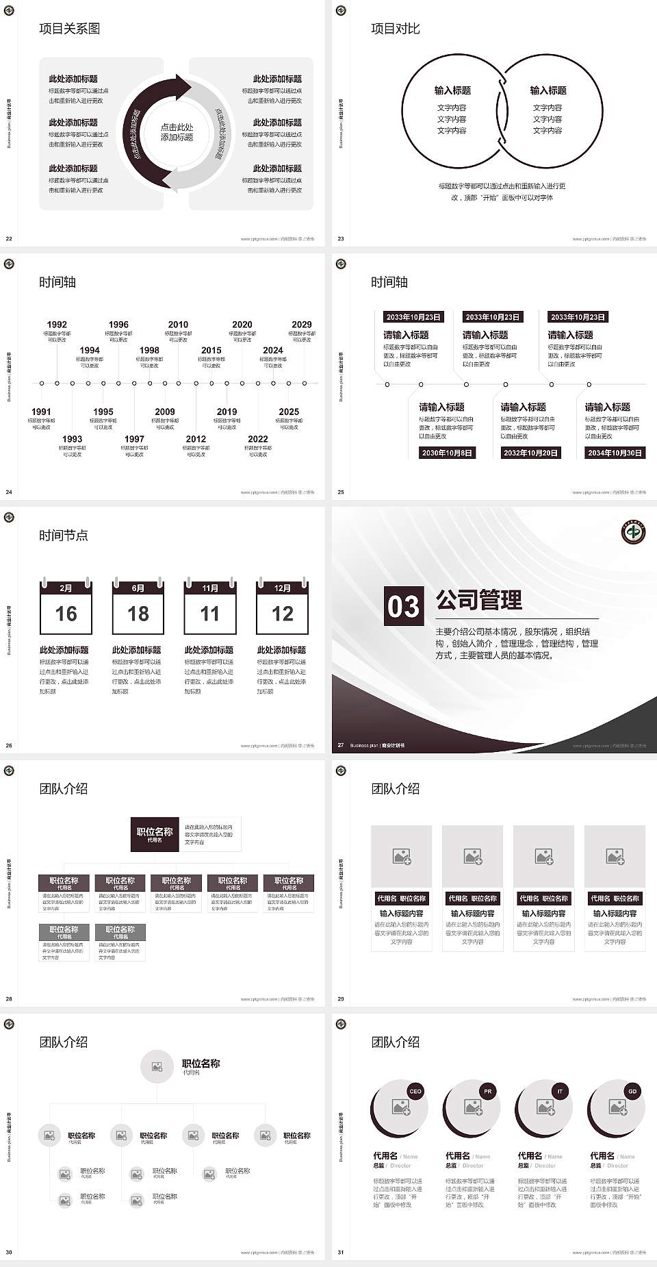 中南林业科技大学专用全国大学生互联网+创新创业大赛计划书/路演/网评PPT模板4:3格式幻灯片预览图4