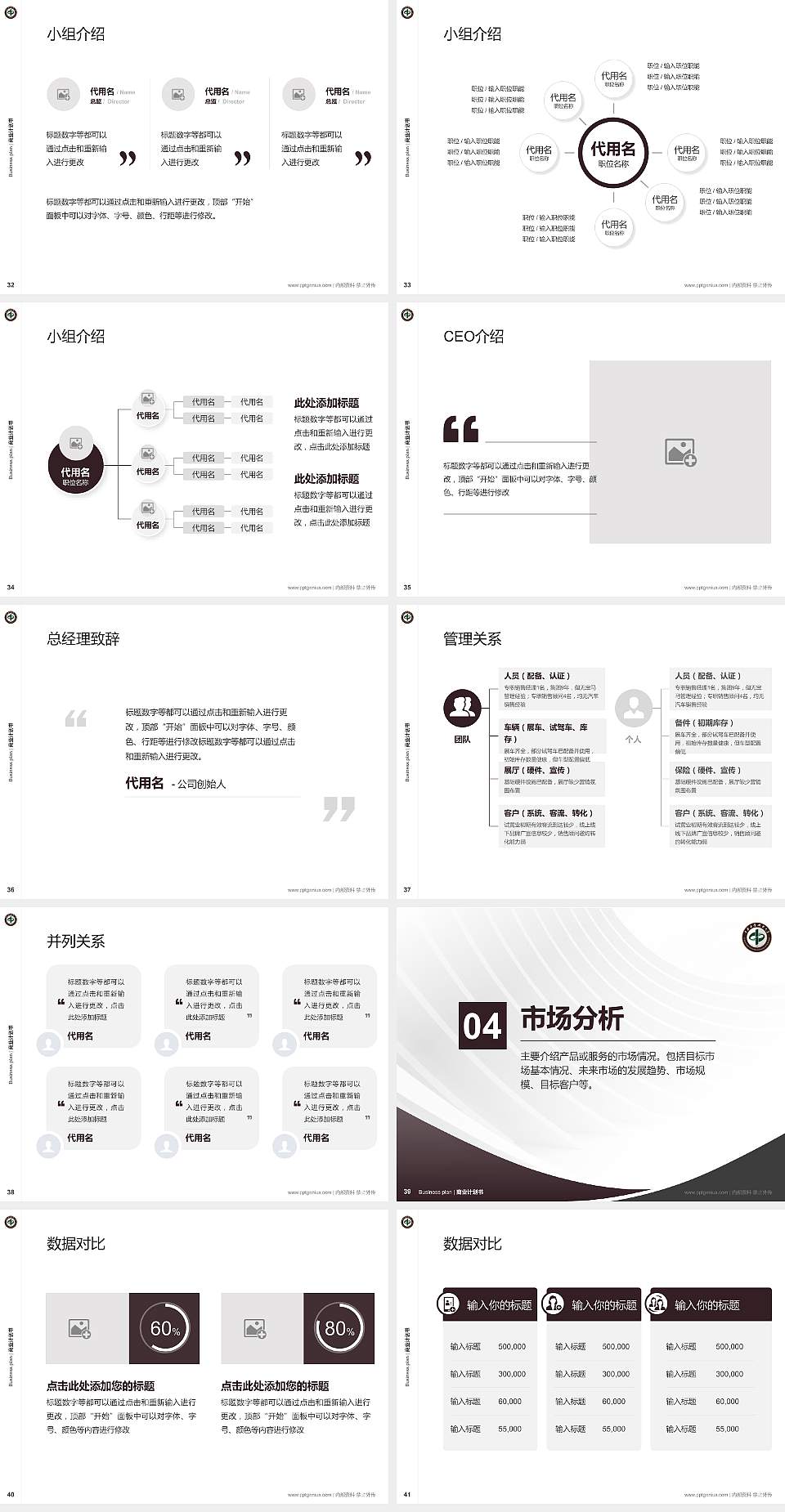 中南林业科技大学专用全国大学生互联网+创新创业大赛计划书/路演/网评PPT模板4:3格式幻灯片预览图5