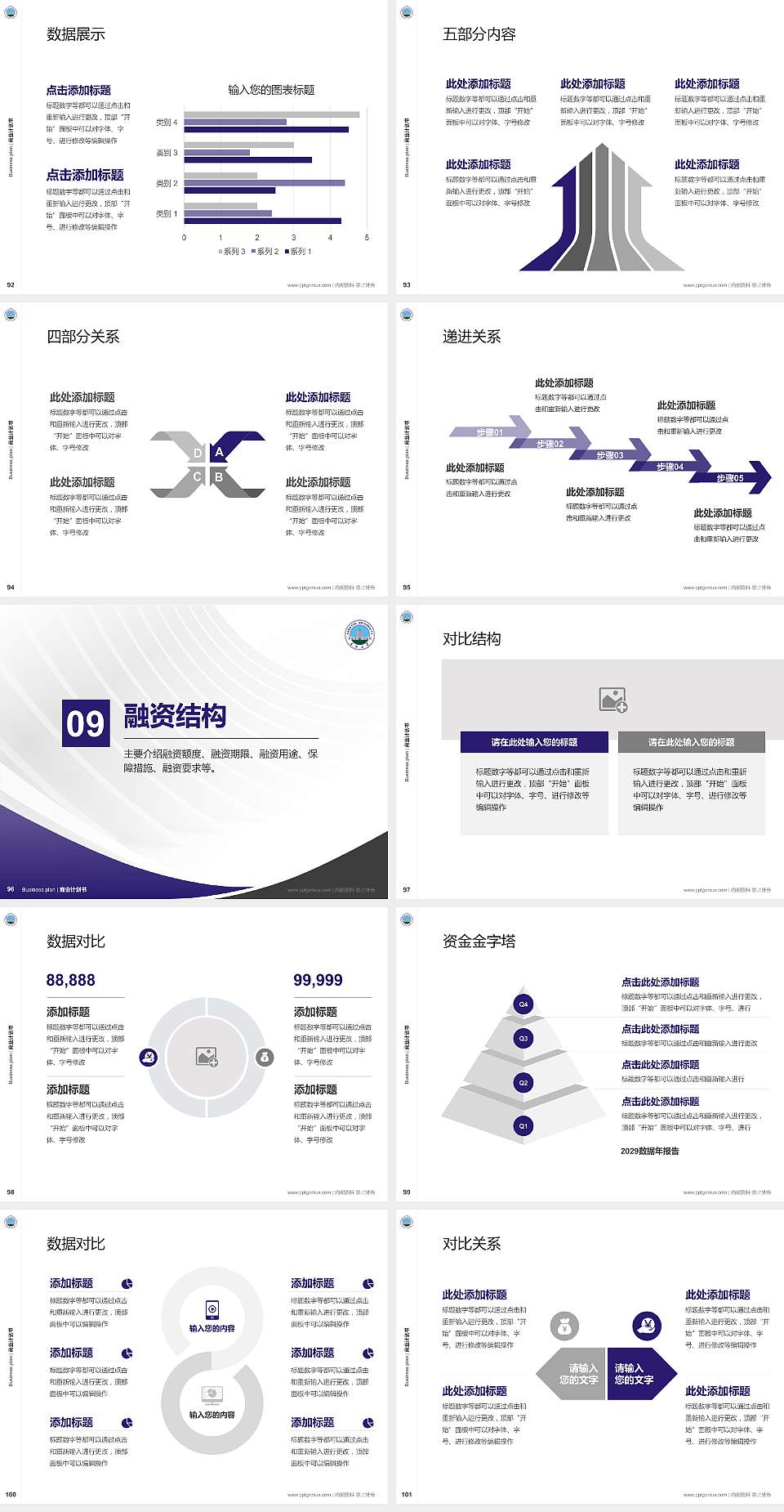 长江大学专用全国大学生互联网+创新创业大赛计划书/路演/网评PPT模板4:3格式幻灯片预览图11