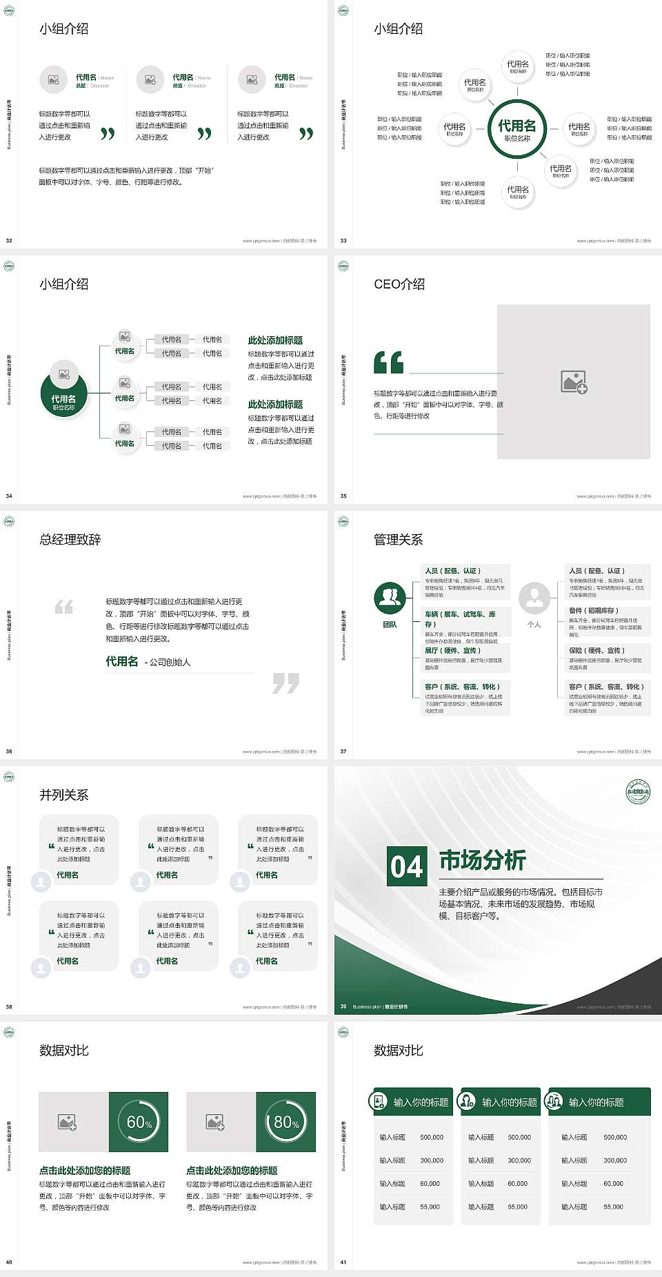 湖北文理学院专用全国大学生互联网+创新创业大赛计划书/路演/网评PPT模板4:3格式幻灯片预览图5