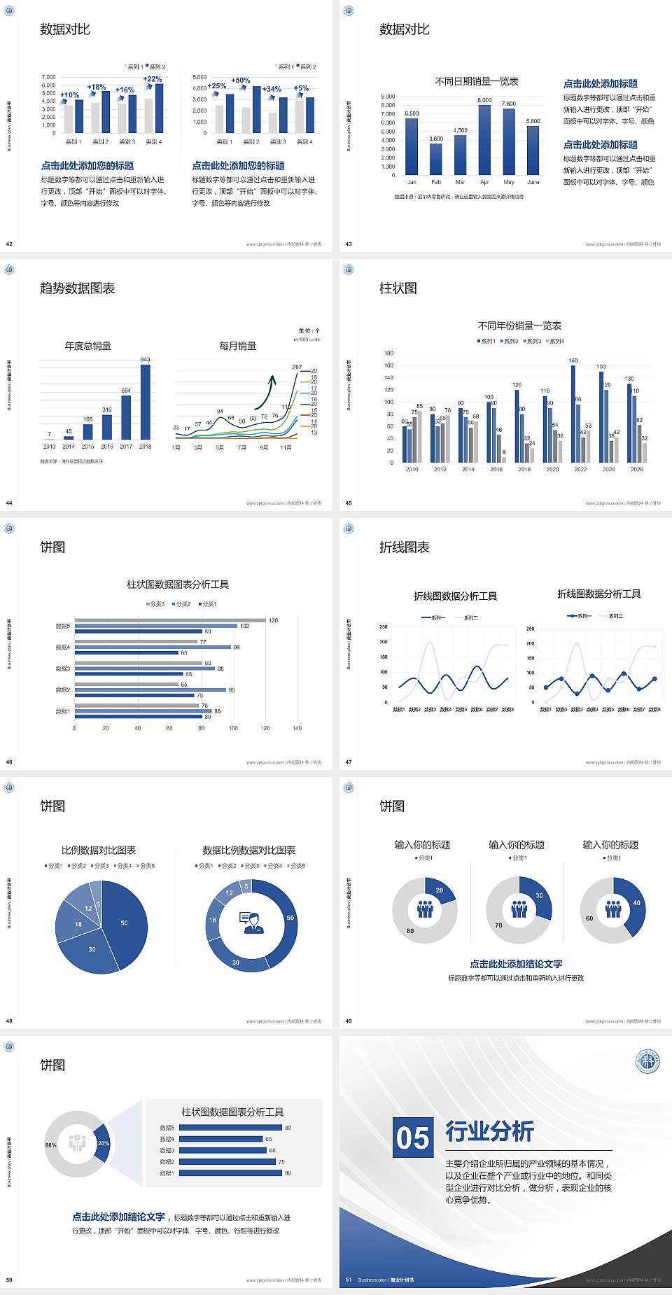 杭州科技职业技术学院专用全国大学生互联网+创新创业大赛计划书/路演/网评PPT模板4:3格式幻灯片预览图6