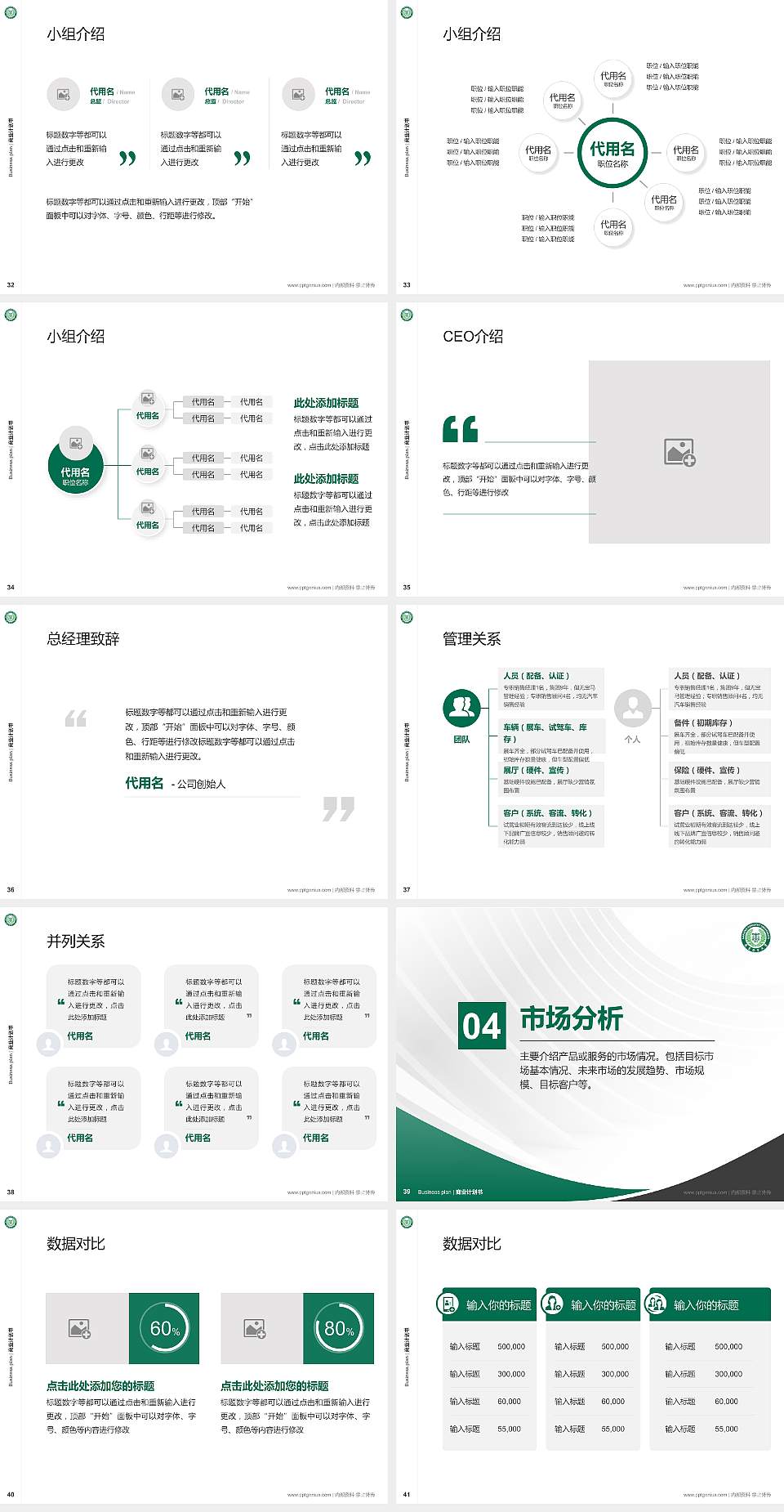 南京林业大学专用全国大学生互联网+创新创业大赛计划书/路演/网评PPT模板4:3格式幻灯片预览图5