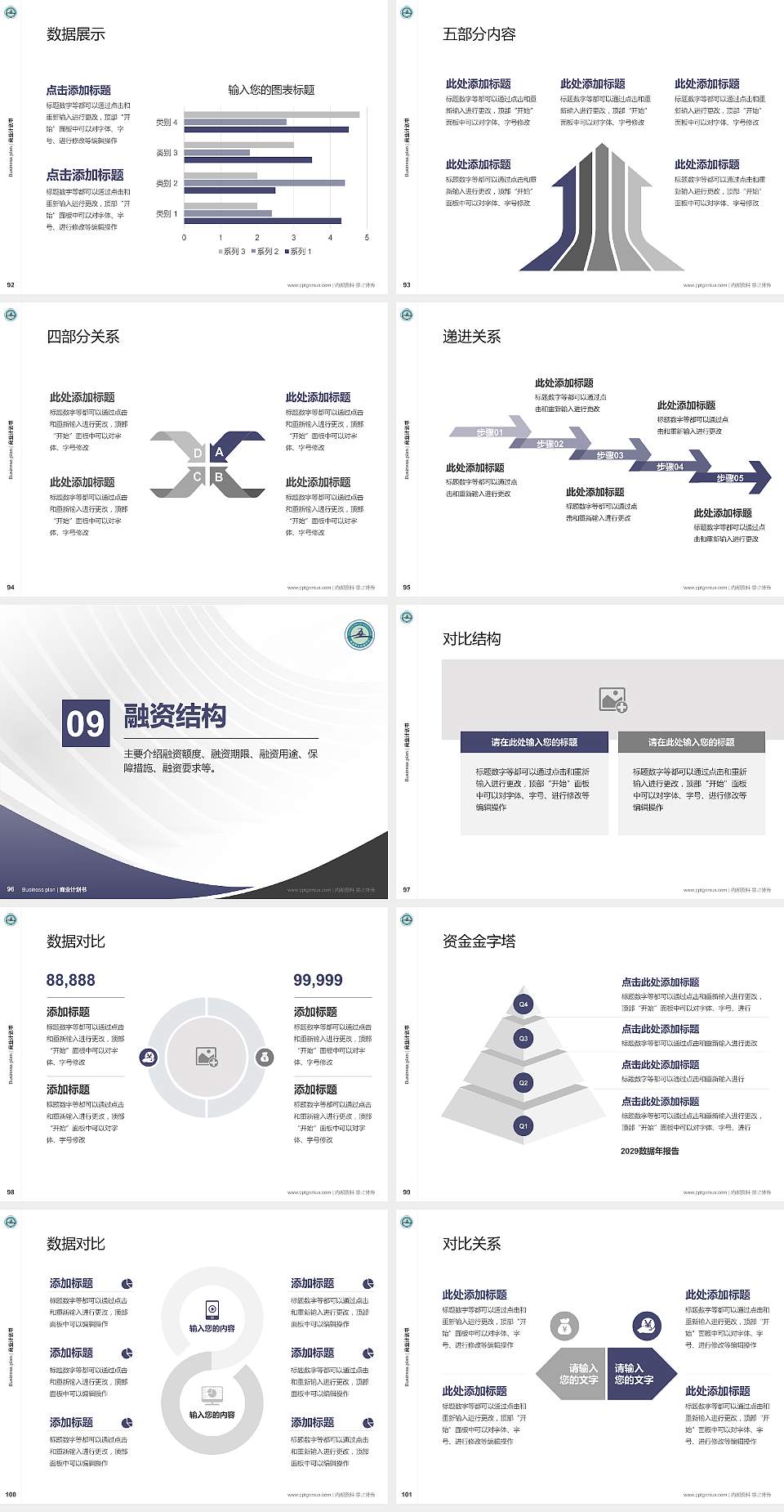 新乡职业技术学院专用全国大学生互联网+创新创业大赛计划书/路演/网评PPT模板4:3格式幻灯片预览图11