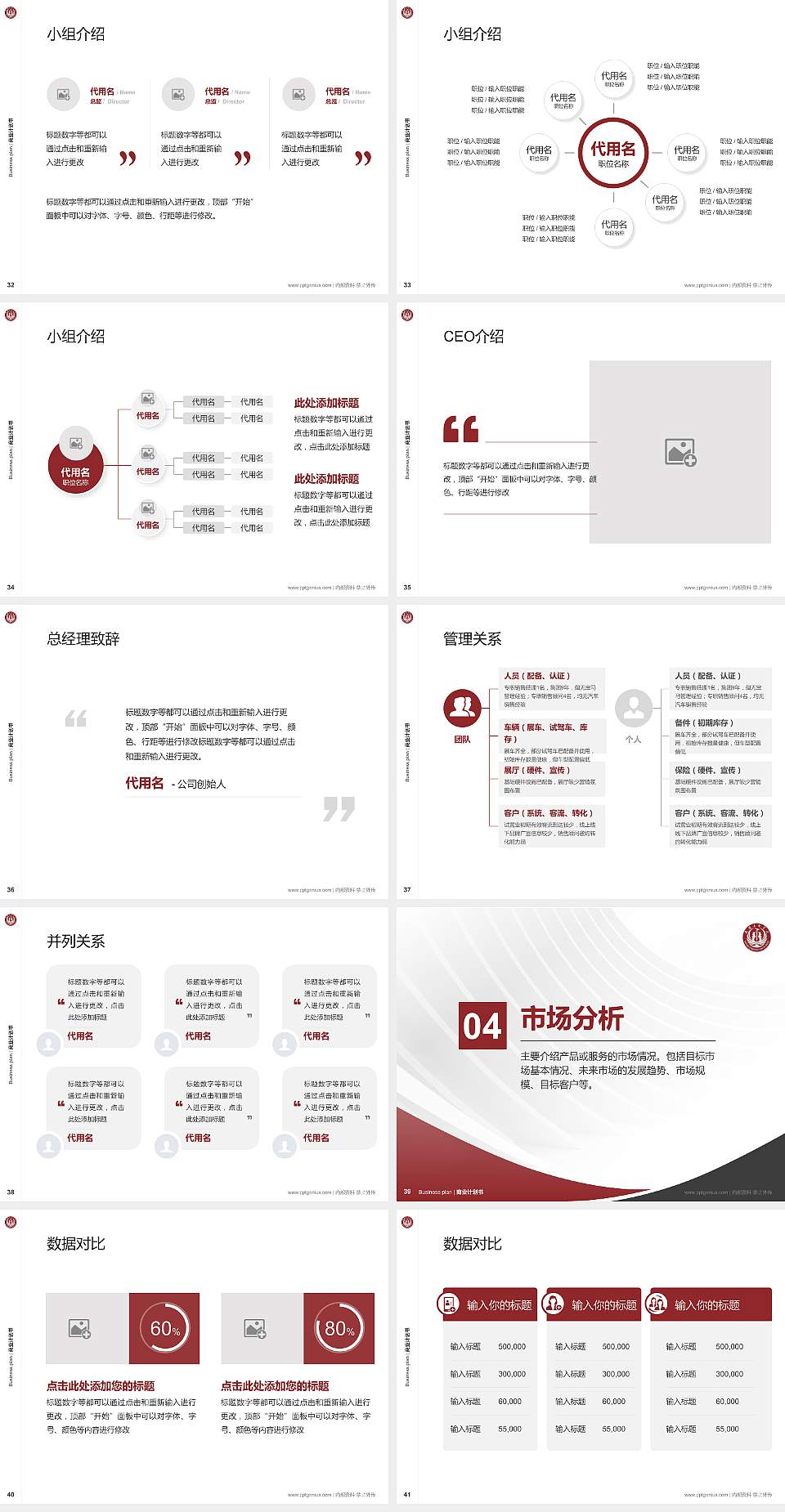 武汉音乐学院专用全国大学生互联网+创新创业大赛计划书/路演/网评PPT模板4:3格式幻灯片预览图5