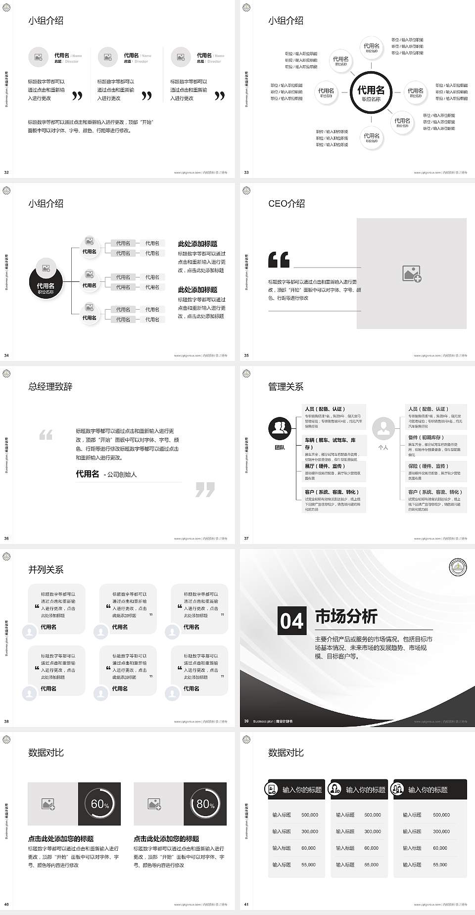 湖南科技工业职业技术学院专用全国大学生互联网+创新创业大赛计划书/路演/网评PPT模板4:3格式幻灯片预览图5