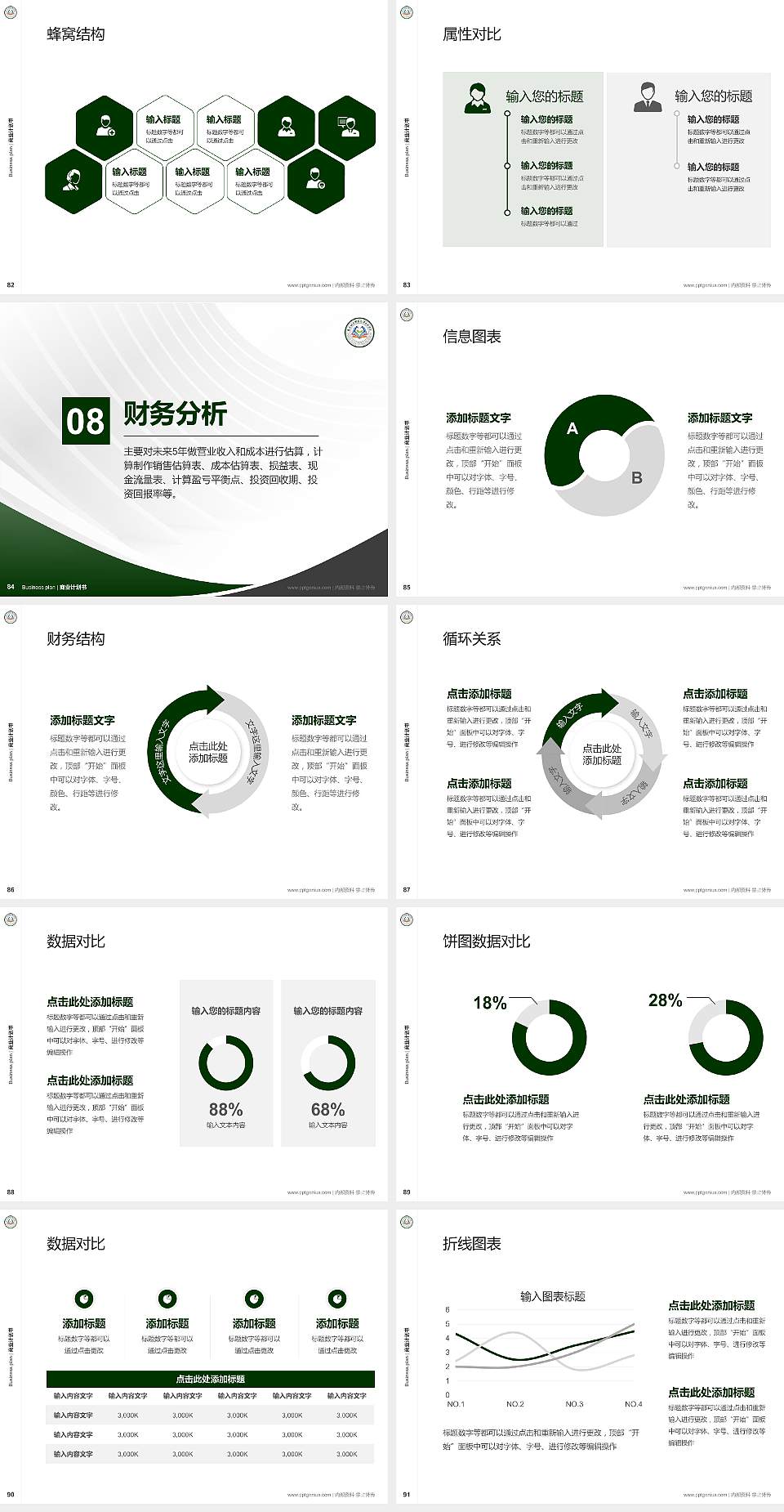 崇左幼儿师范高等专科学校专用全国大学生互联网+创新创业大赛计划书/路演/网评PPT模板4:3格式幻灯片预览图10