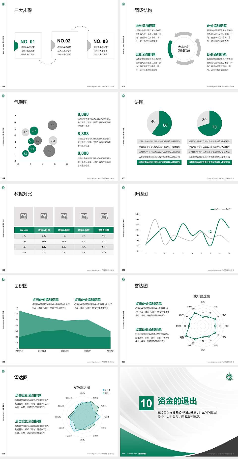 澳门理工大学专用全国大学生互联网+创新创业大赛计划书/路演/网评PPT模板4:3格式幻灯片预览图12