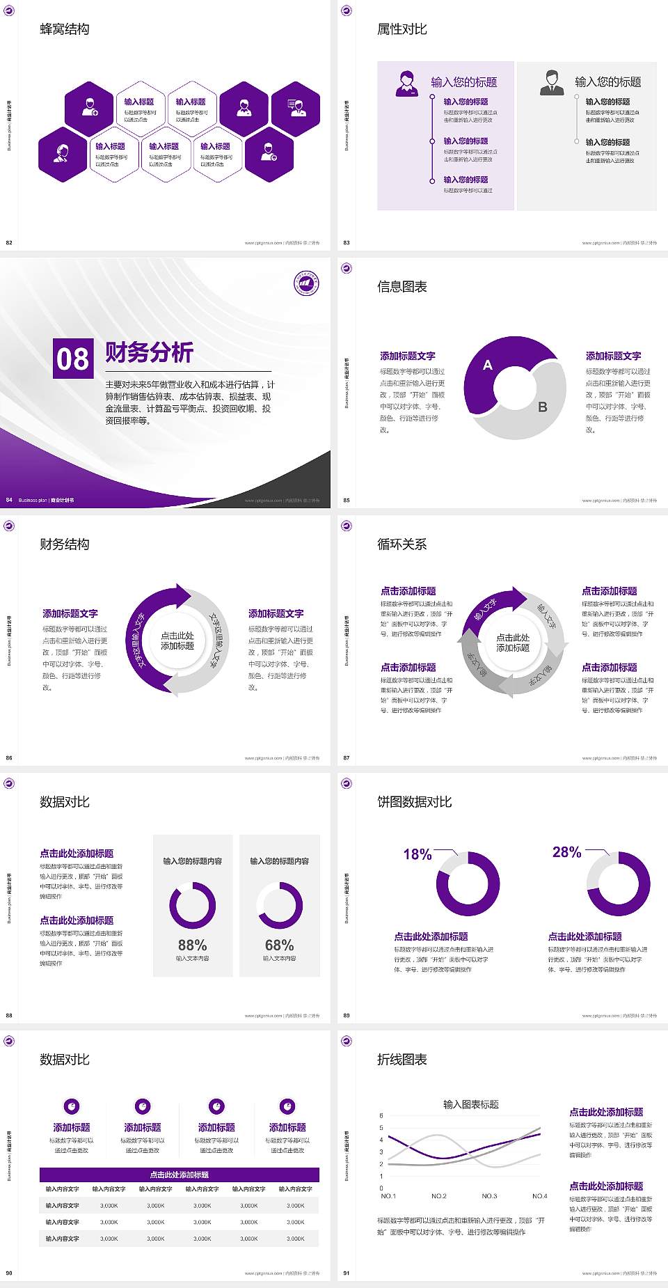 大同煤炭职业技术学院专用全国大学生互联网+创新创业大赛计划书/路演/网评PPT模板4:3格式幻灯片预览图10