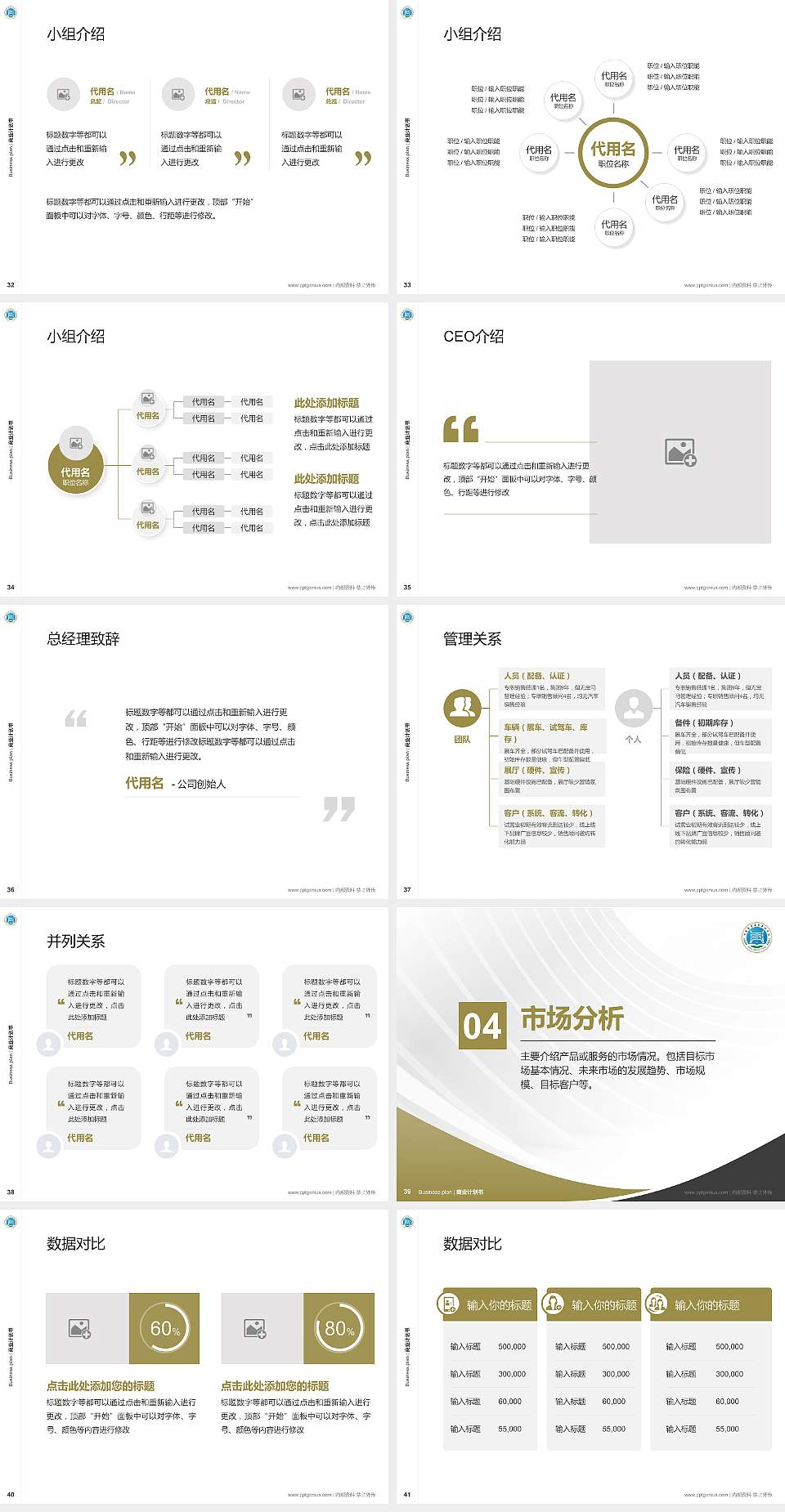 河南医学高等专科学校专用全国大学生互联网+创新创业大赛计划书/路演/网评PPT模板4:3格式幻灯片预览图5