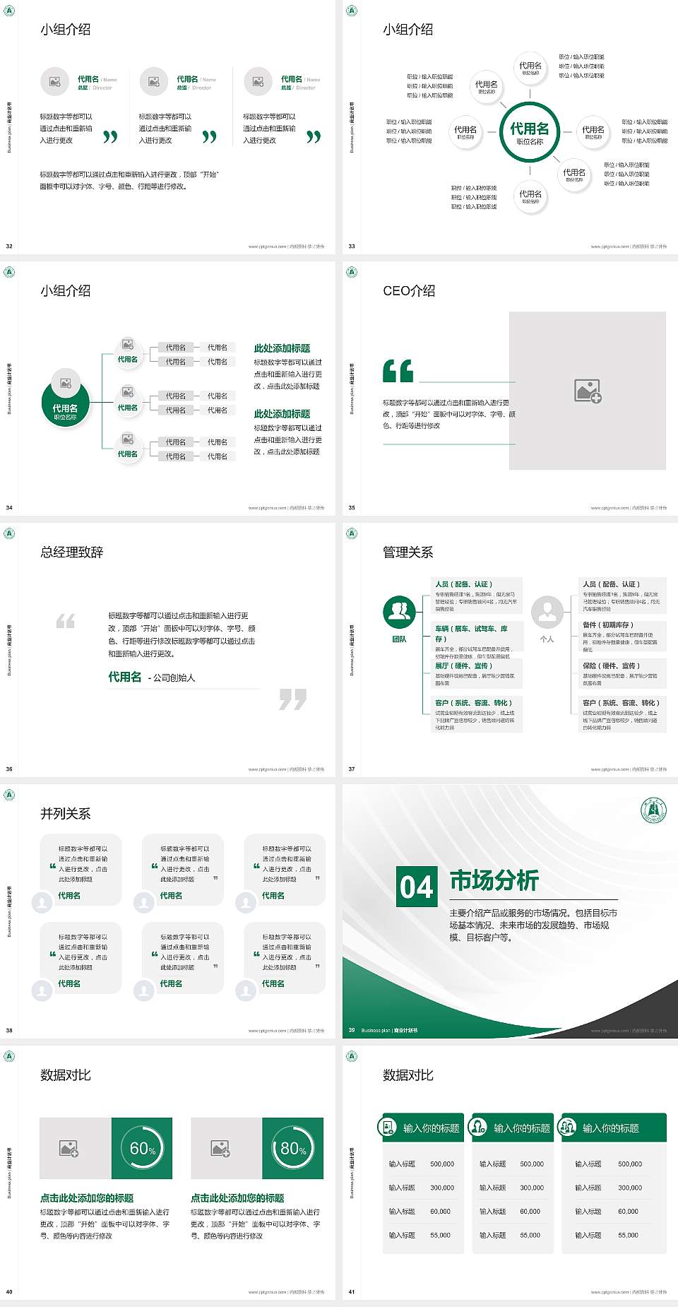 湖北大学知行学院专用全国大学生互联网+创新创业大赛计划书/路演/网评PPT模板4:3格式幻灯片预览图5