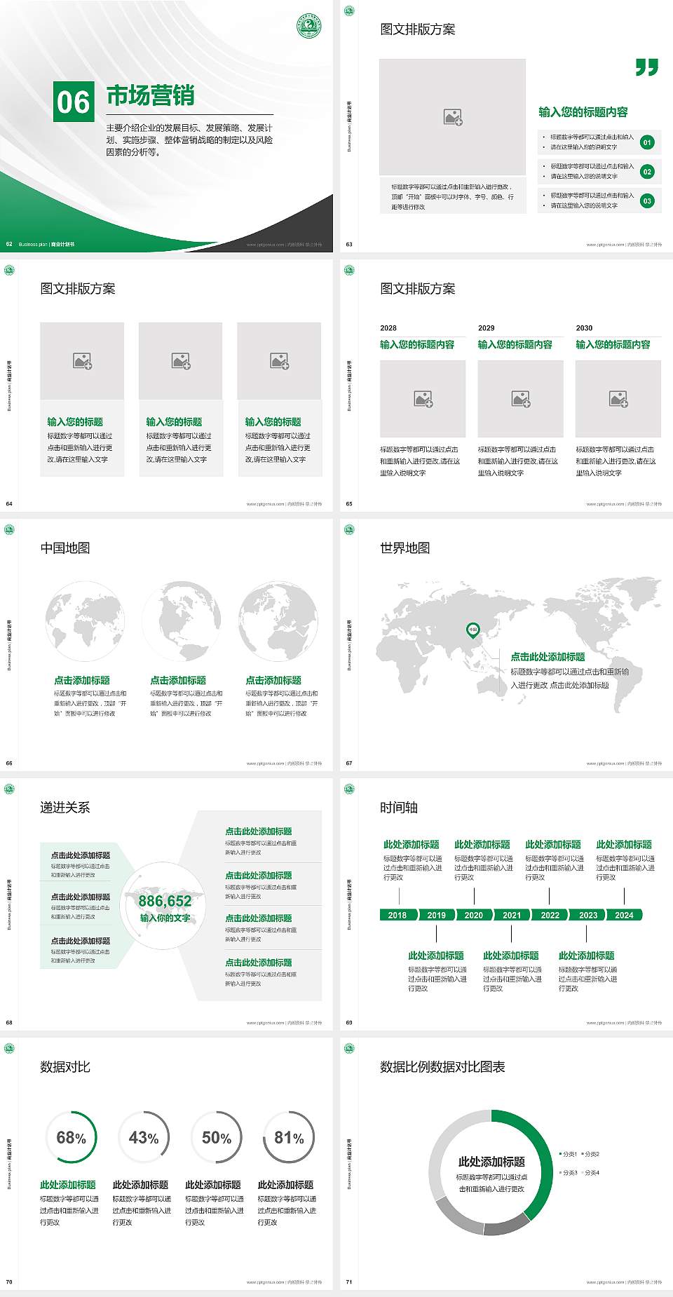 南京中医药大学翰林学院专用全国大学生互联网+创新创业大赛计划书/路演/网评PPT模板4:3格式幻灯片预览图8