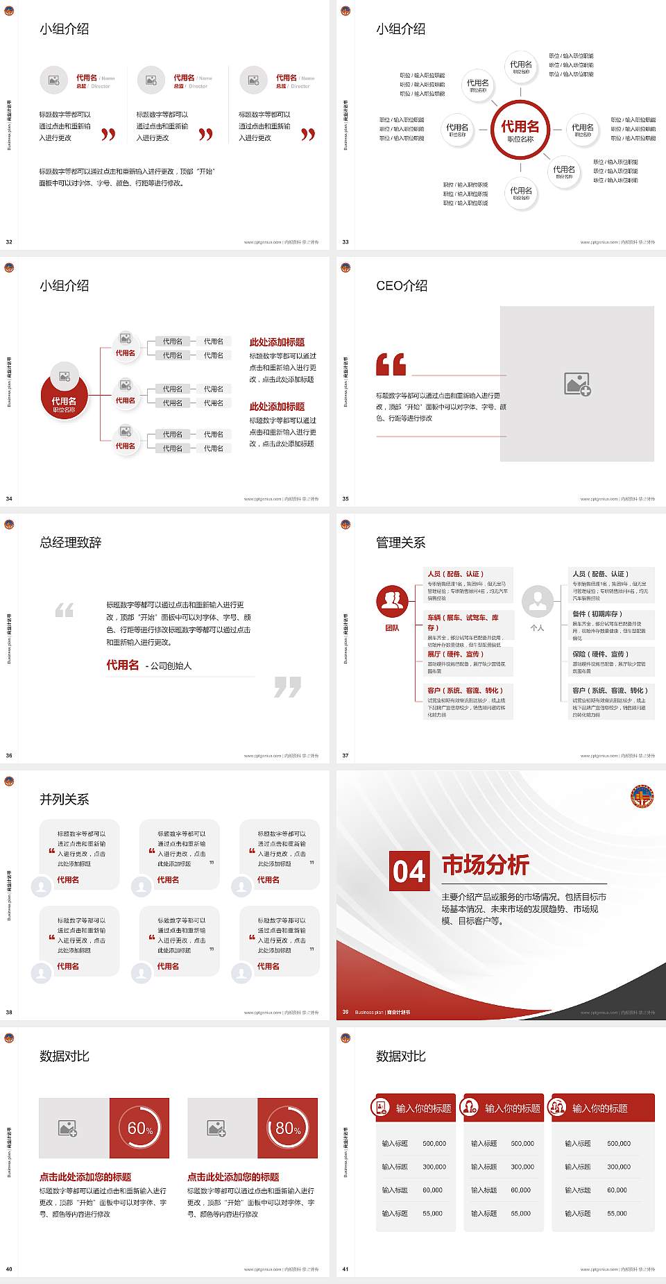 广西理工职业技术学院专用全国大学生互联网+创新创业大赛计划书/路演/网评PPT模板4:3格式幻灯片预览图5