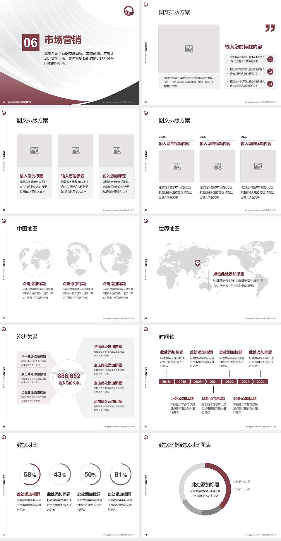 河南轻工职业学院专用全国大学生互联网+创新创业大赛计划书/路演/网评PPT模板4:3格式幻灯片预览图8