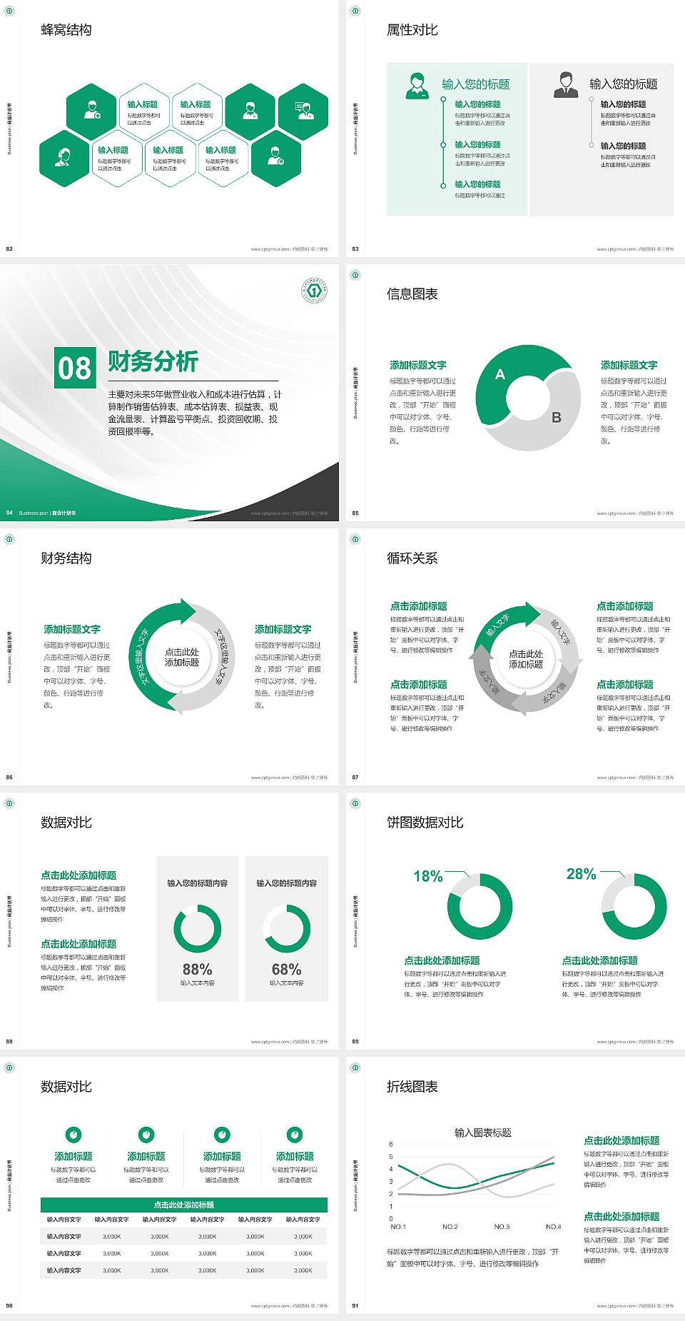 太原幼儿师范高等专科学校专用全国大学生互联网+创新创业大赛计划书/路演/网评PPT模板4:3格式幻灯片预览图10