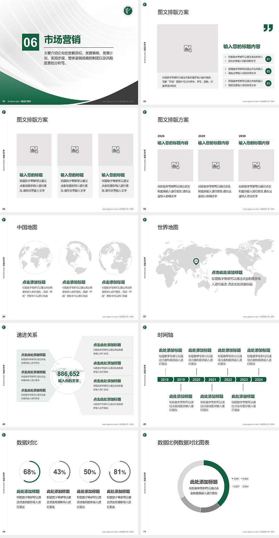 许昌学院专用全国大学生互联网+创新创业大赛计划书/路演/网评PPT模板4:3格式幻灯片预览图8