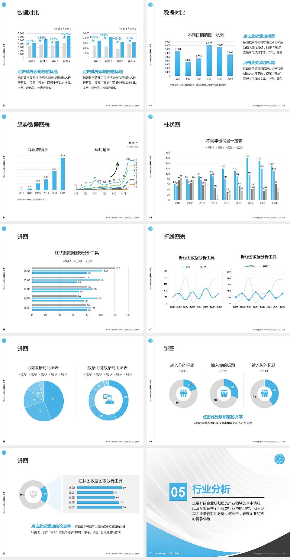 冀中职业学院专用全国大学生互联网+创新创业大赛计划书/路演/网评PPT模板4:3格式幻灯片预览图6