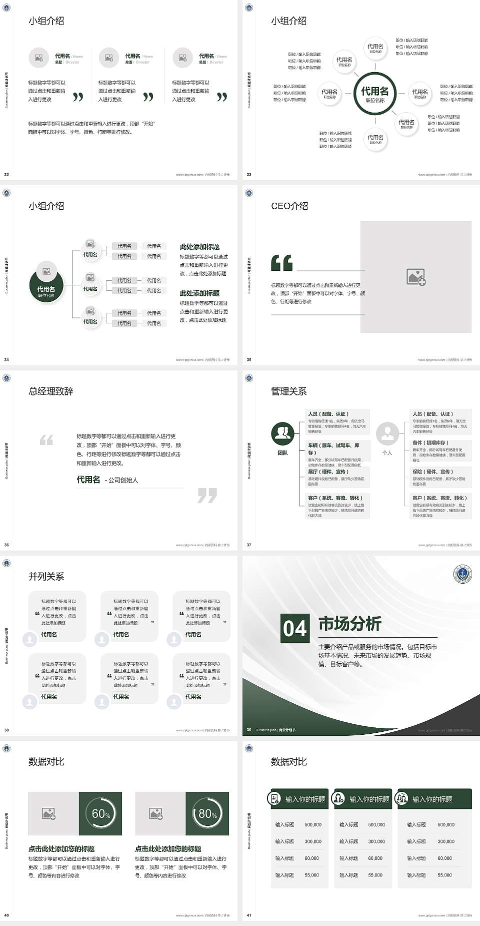 武警海警学院专用全国大学生互联网+创新创业大赛计划书/路演/网评PPT模板4:3格式幻灯片预览图5