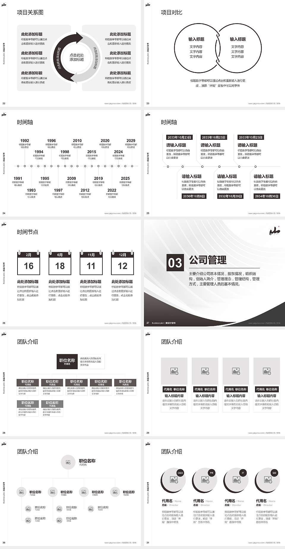 桂林山水职业学院专用全国大学生互联网+创新创业大赛计划书/路演/网评PPT模板4:3格式幻灯片预览图4