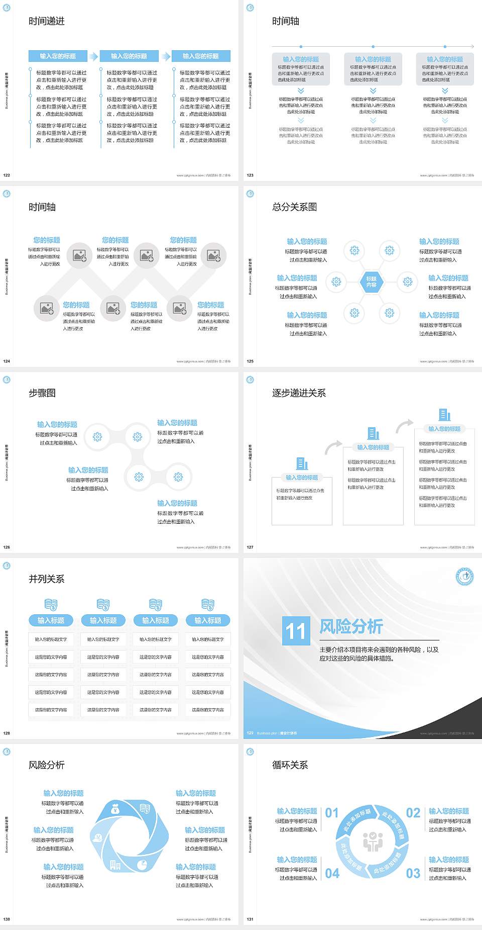 重庆安全技术职业学院专用全国大学生互联网+创新创业大赛计划书/路演/网评PPT模板4:3格式幻灯片预览图14