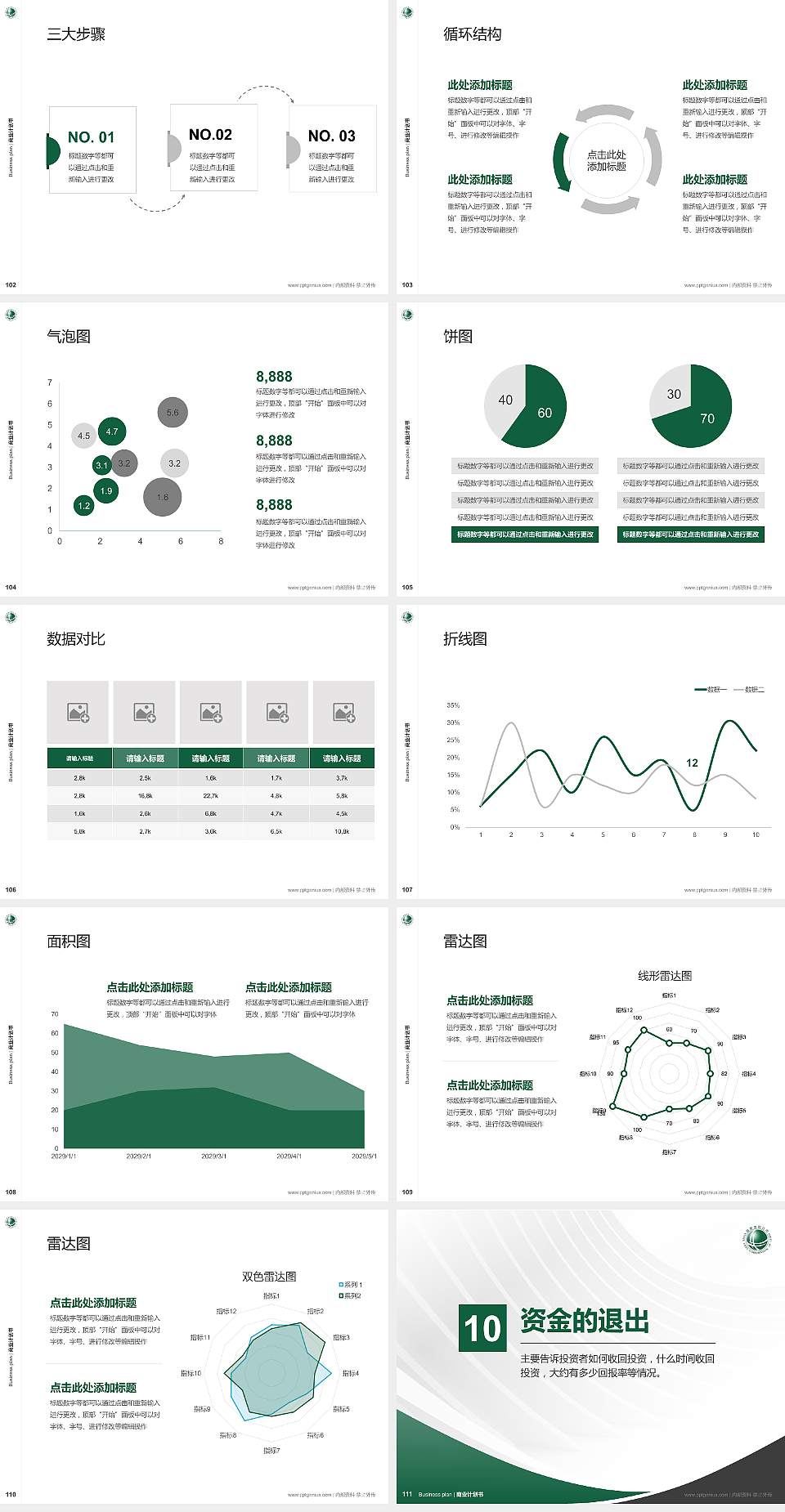 重庆电力高等专科学校专用全国大学生互联网+创新创业大赛计划书/路演/网评PPT模板4:3格式幻灯片预览图12