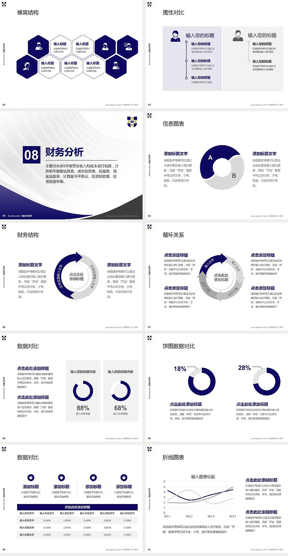 黑龙江外国语学院专用全国大学生互联网+创新创业大赛计划书/路演/网评PPT模板4:3格式幻灯片预览图10