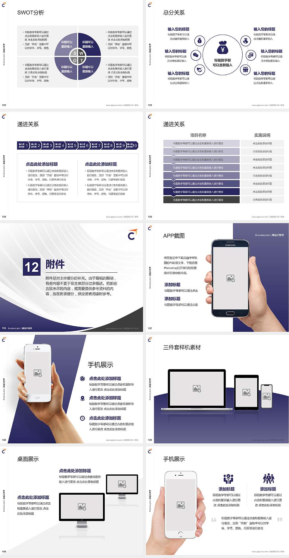 香港专业进修学校专用全国大学生互联网+创新创业大赛计划书/路演/网评PPT模板4:3格式幻灯片预览图15