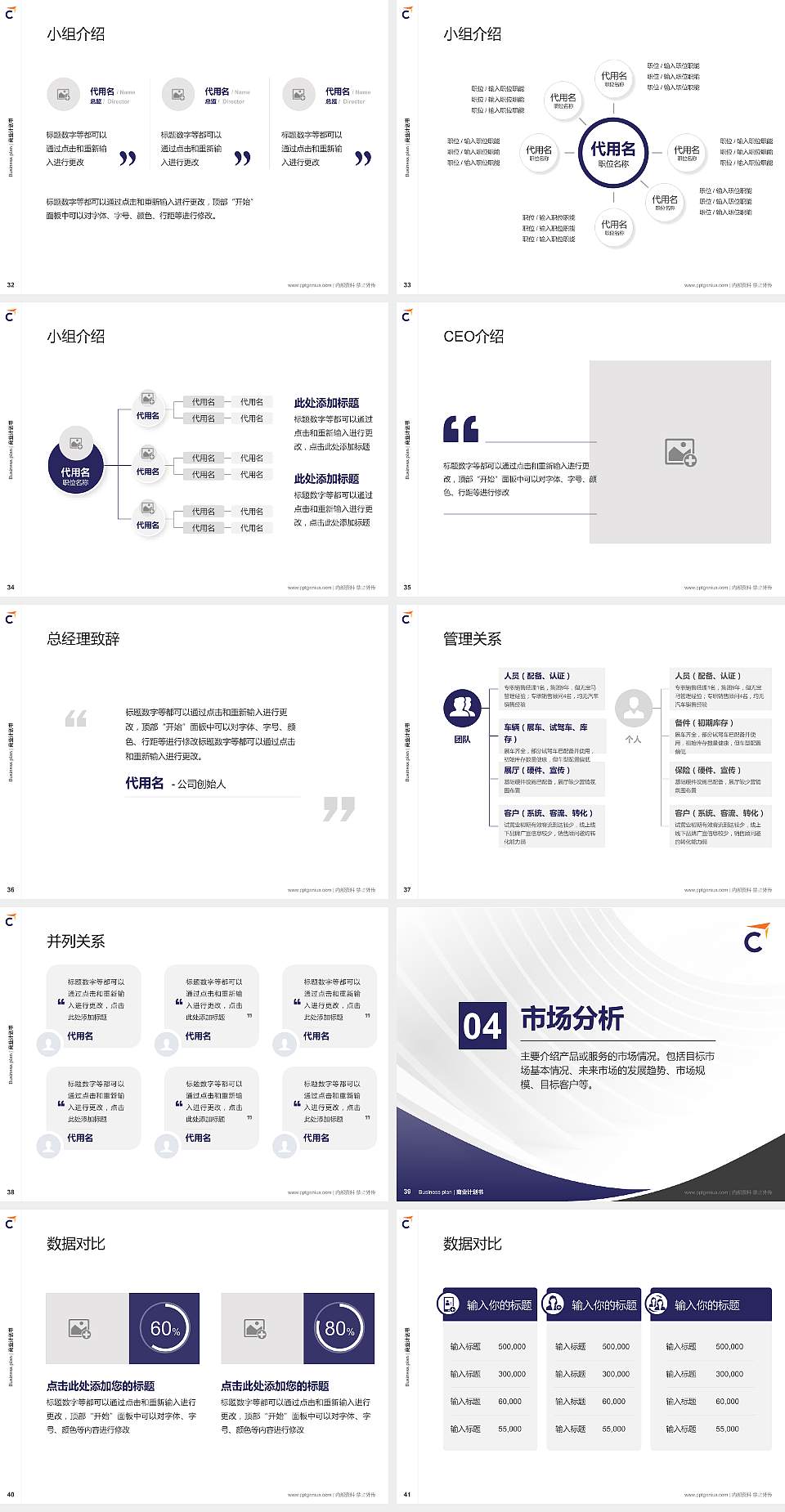 香港专业进修学校专用全国大学生互联网+创新创业大赛计划书/路演/网评PPT模板4:3格式幻灯片预览图5