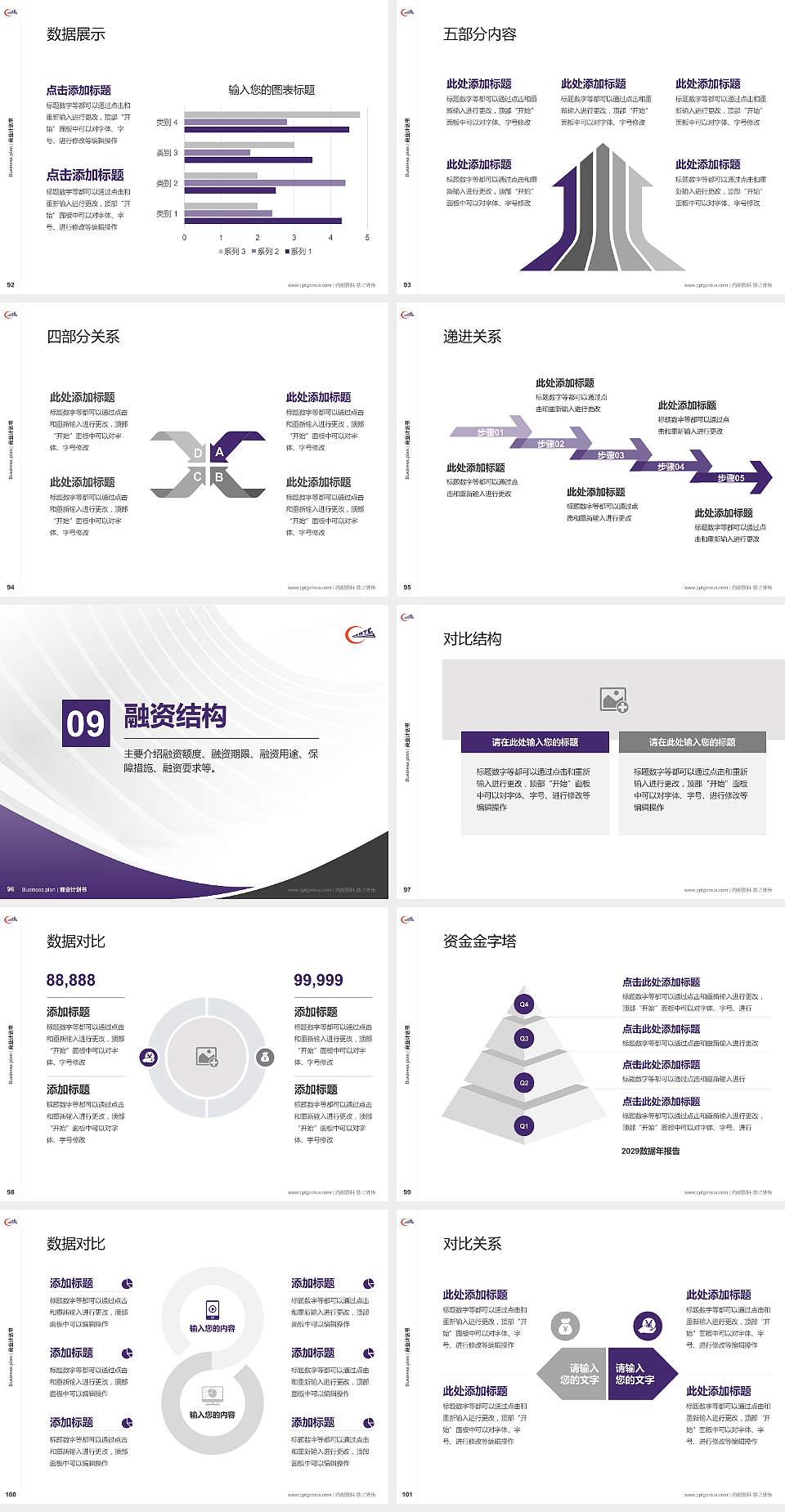 哈尔滨铁道职业技术学院专用全国大学生互联网+创新创业大赛计划书/路演/网评PPT模板4:3格式幻灯片预览图11