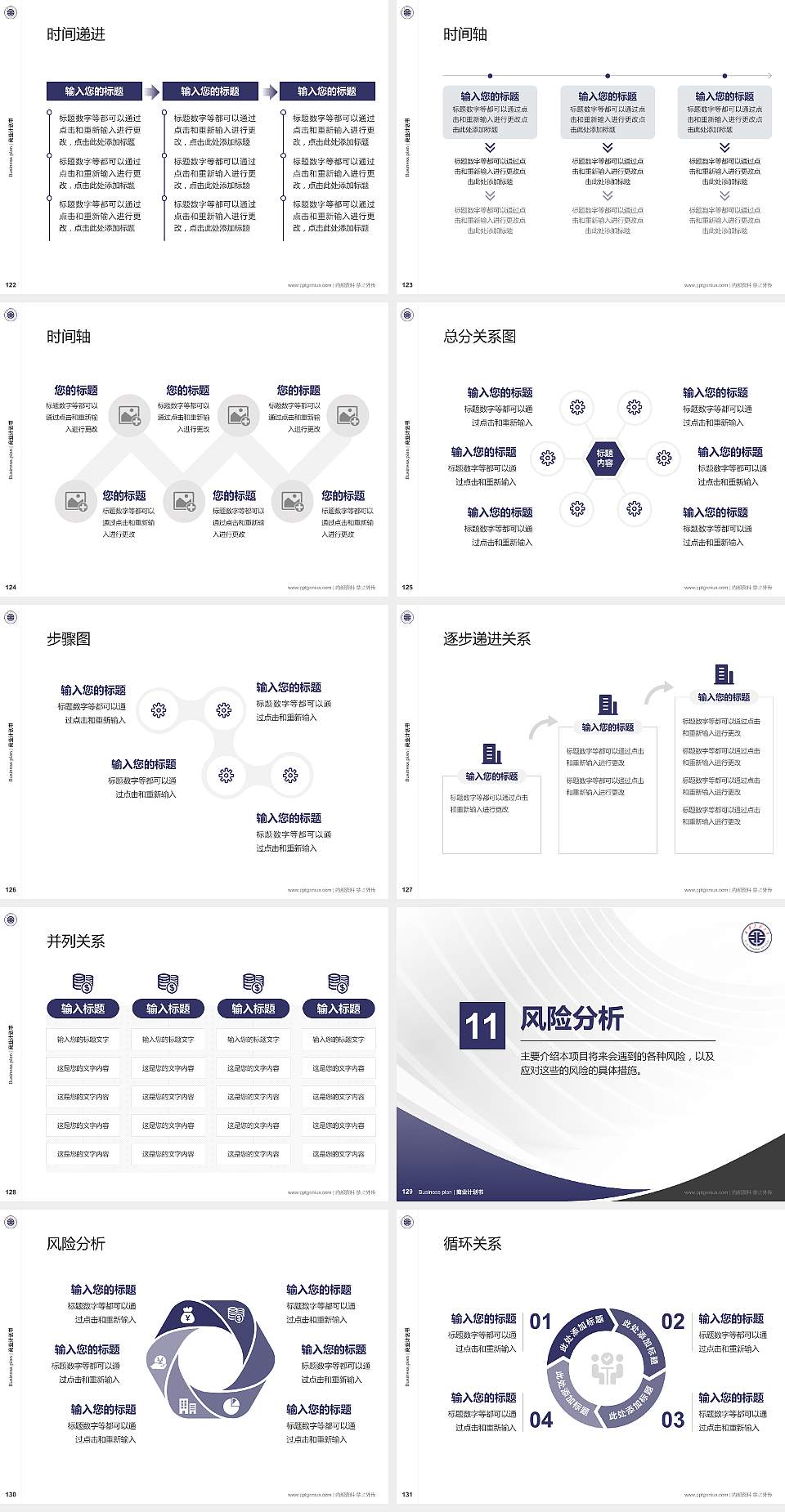 西安工程大学专用全国大学生互联网+创新创业大赛计划书/路演/网评PPT模板4:3格式幻灯片预览图14
