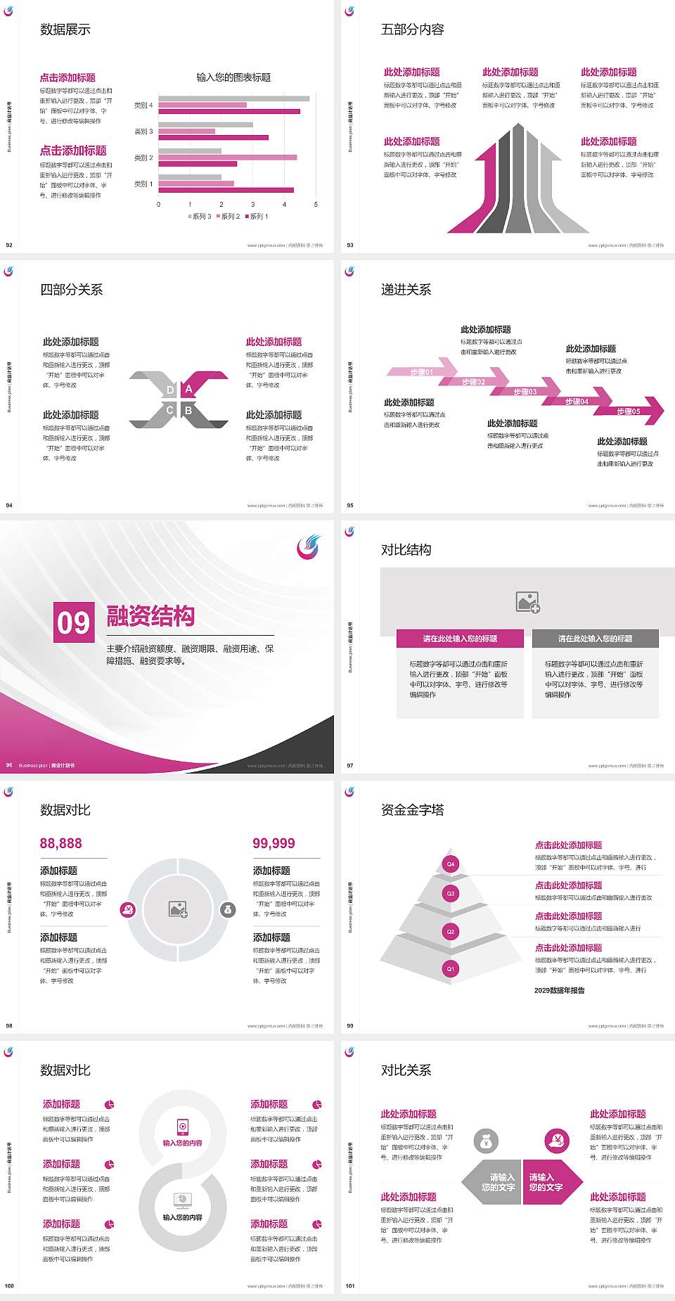 哈尔滨广厦学院专用全国大学生互联网+创新创业大赛计划书/路演/网评PPT模板4:3格式幻灯片预览图11
