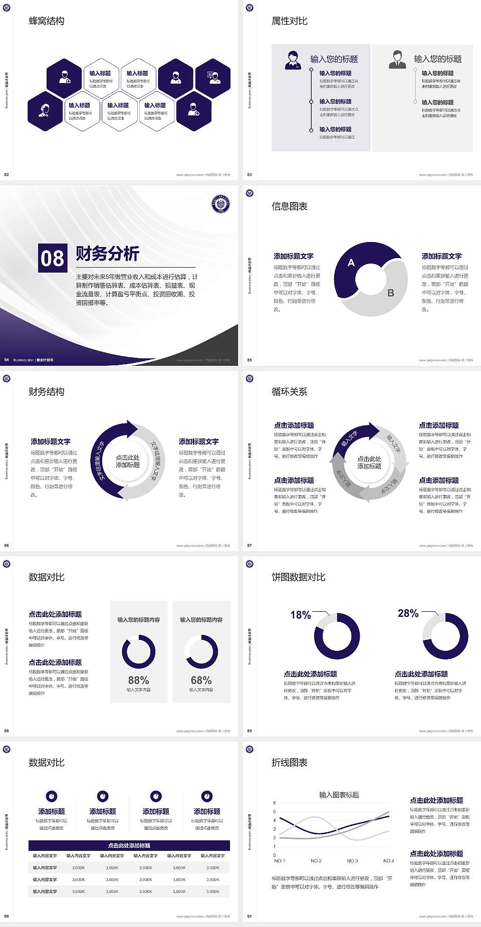陕西国防工业职业技术学院专用全国大学生互联网+创新创业大赛计划书/路演/网评PPT模板4:3格式幻灯片预览图10