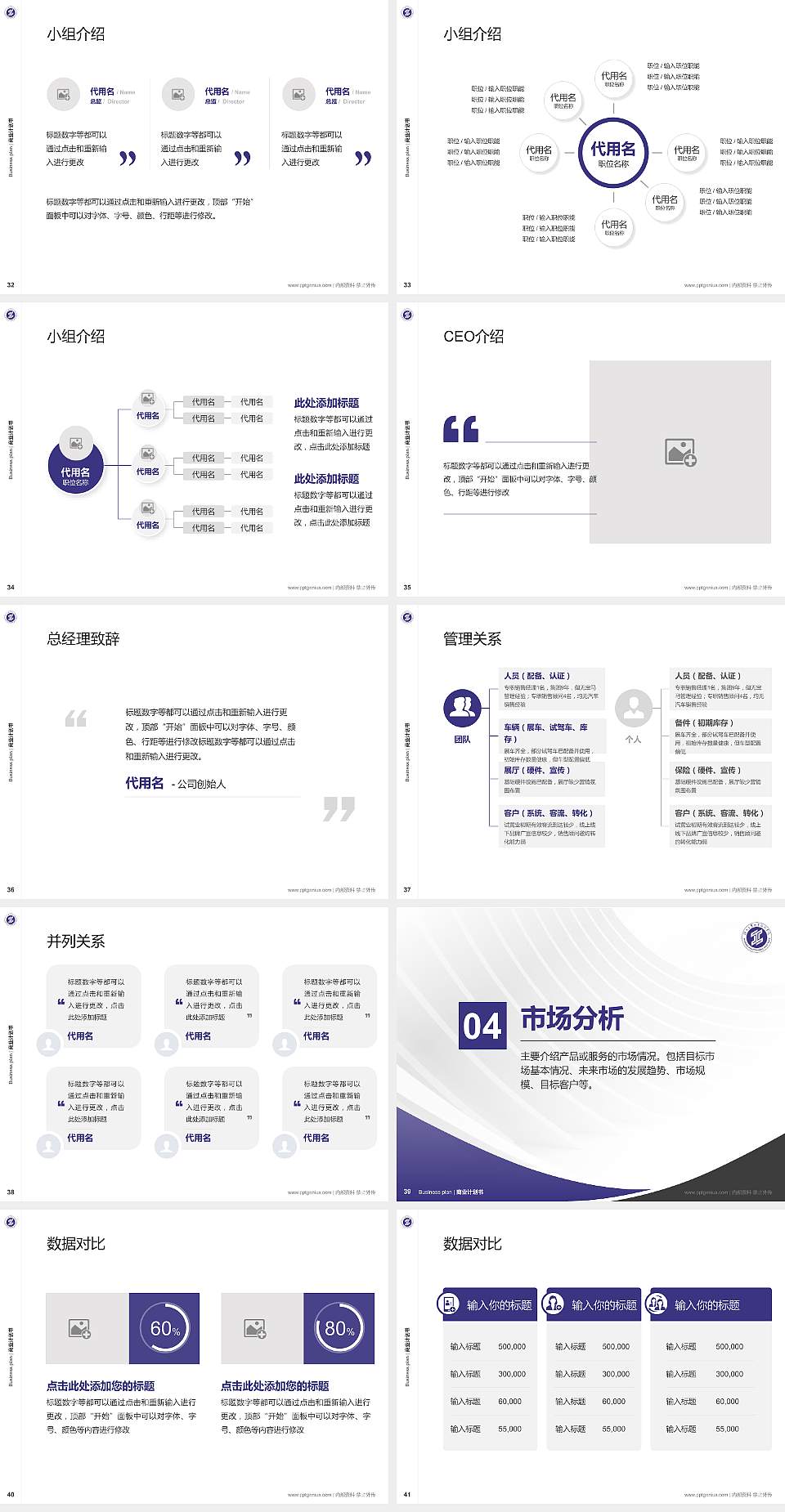 陕西工业职业技术学院专用全国大学生互联网+创新创业大赛计划书/路演/网评PPT模板4:3格式幻灯片预览图5