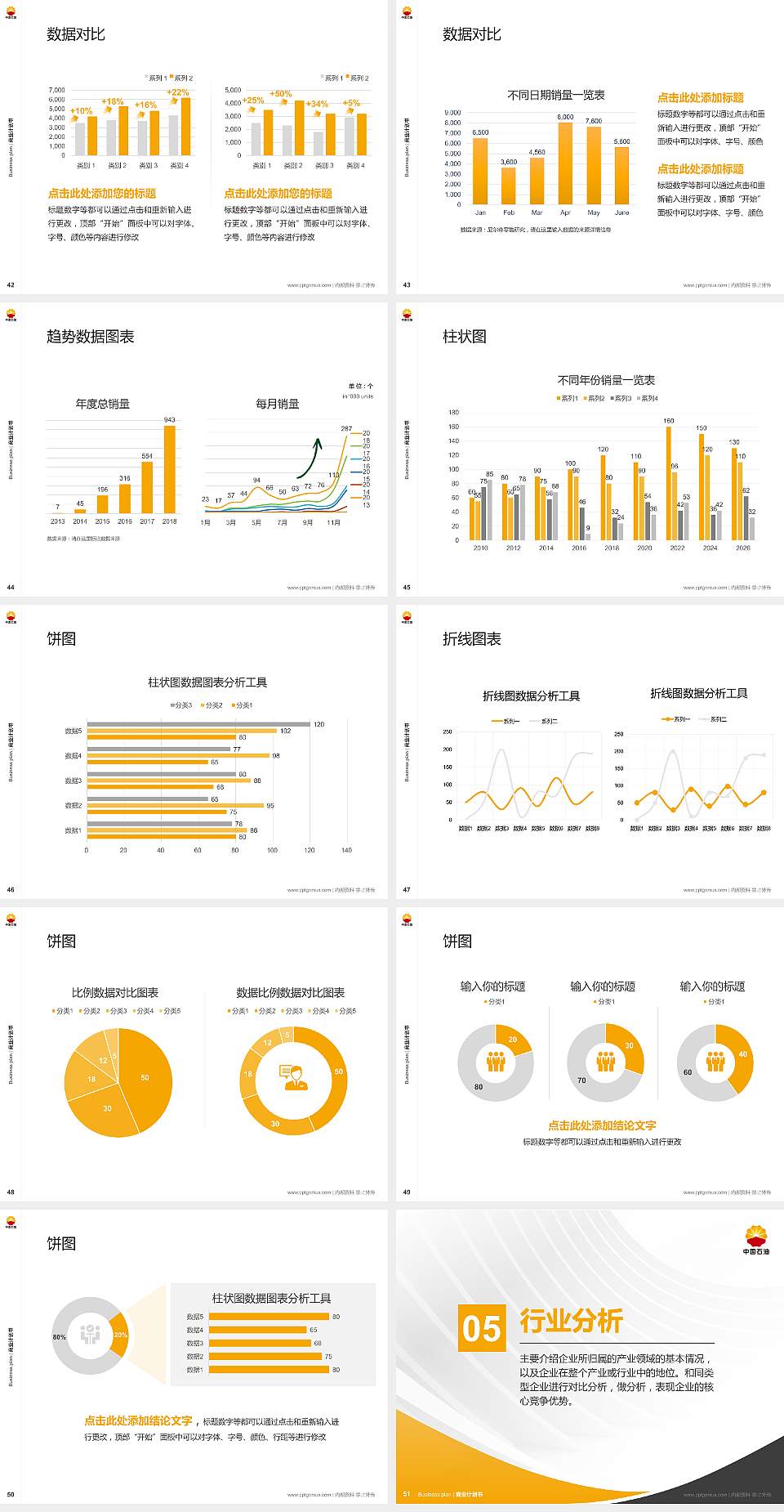 辽河石油职业技术学院专用全国大学生互联网+创新创业大赛计划书/路演/网评PPT模板4:3格式幻灯片预览图6