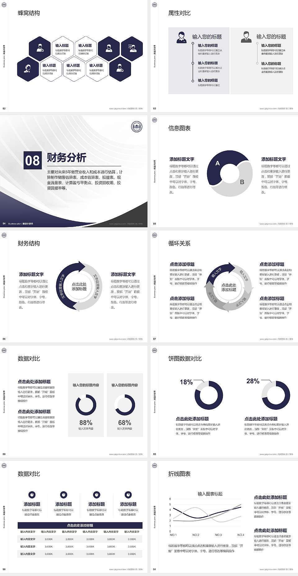 大连工业大学艺术与信息工程学院专用全国大学生互联网+创新创业大赛计划书/路演/网评PPT模板4:3格式幻灯片预览图10